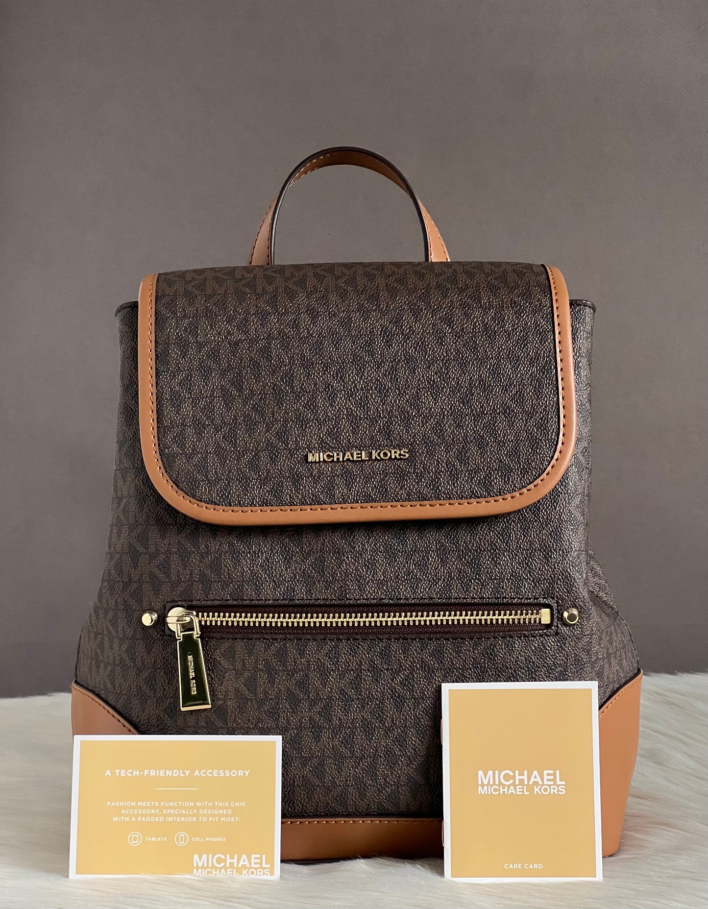 Michael Kors Harrison Medium Logo Backpack