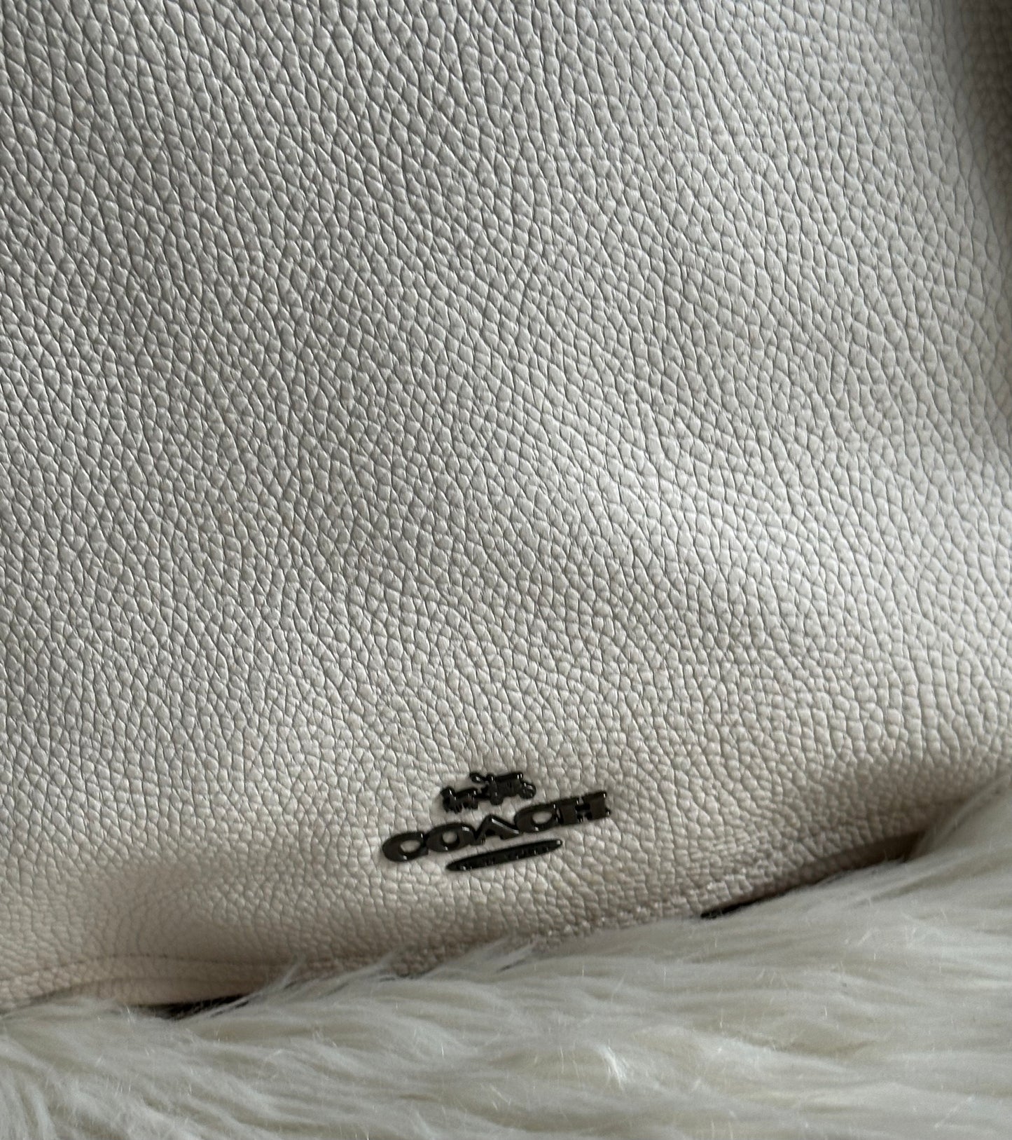 Coach Nomad Fringe Hobo in Pebble Leather