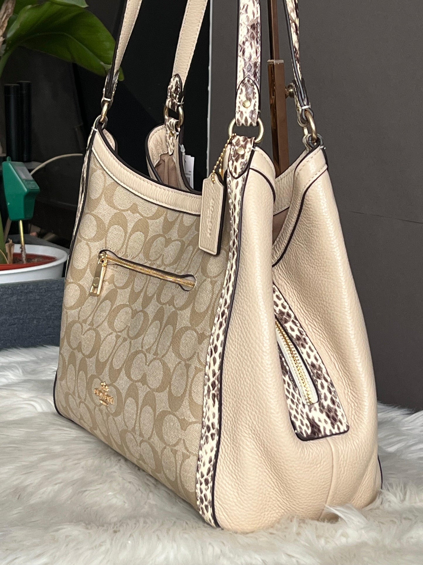 Coach Kristy Shoulder Bag in Colorblock Signature Canvas