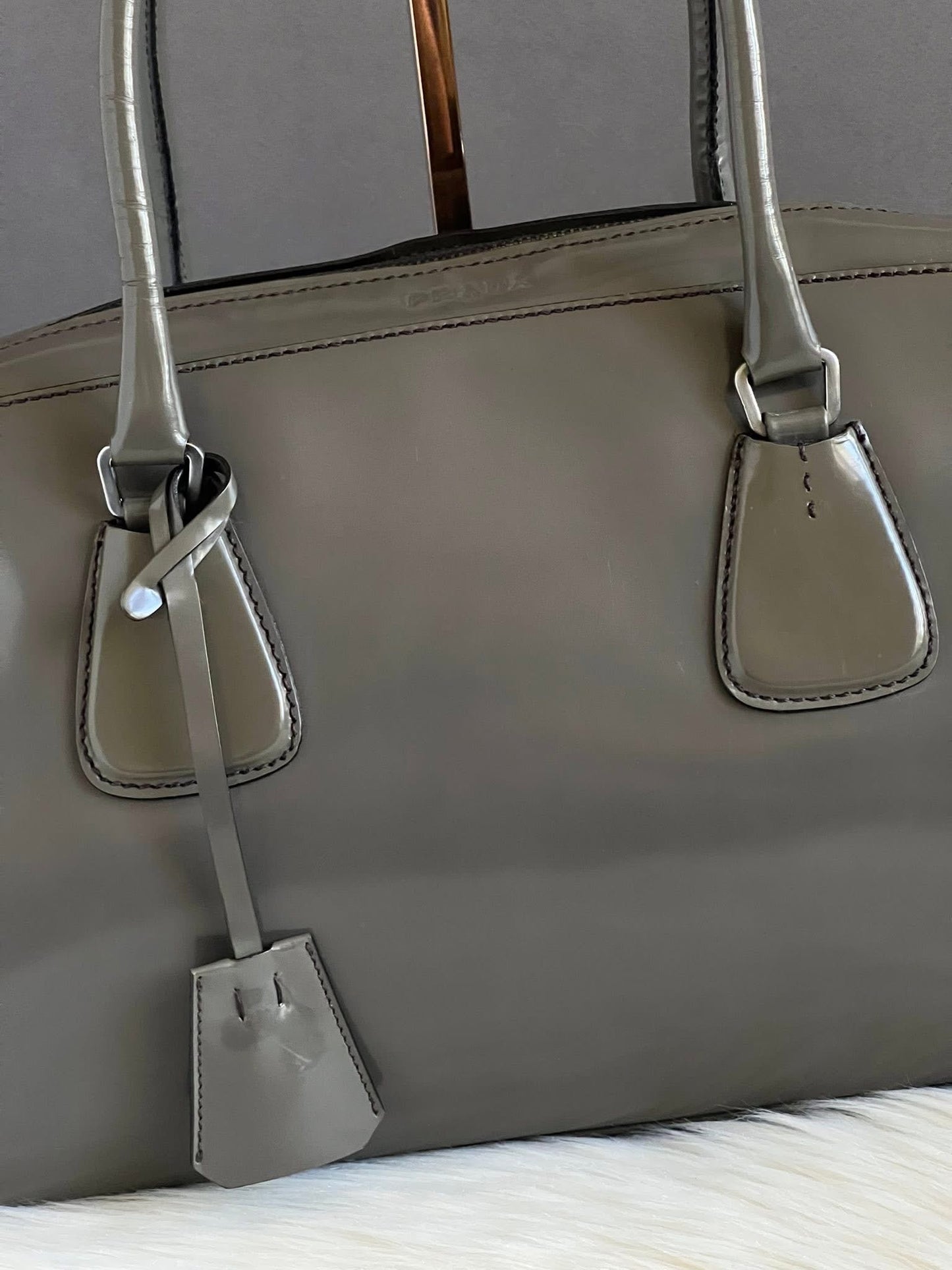 PRE-LOVED - Prada Spazzolato Leather Shoulder Bag