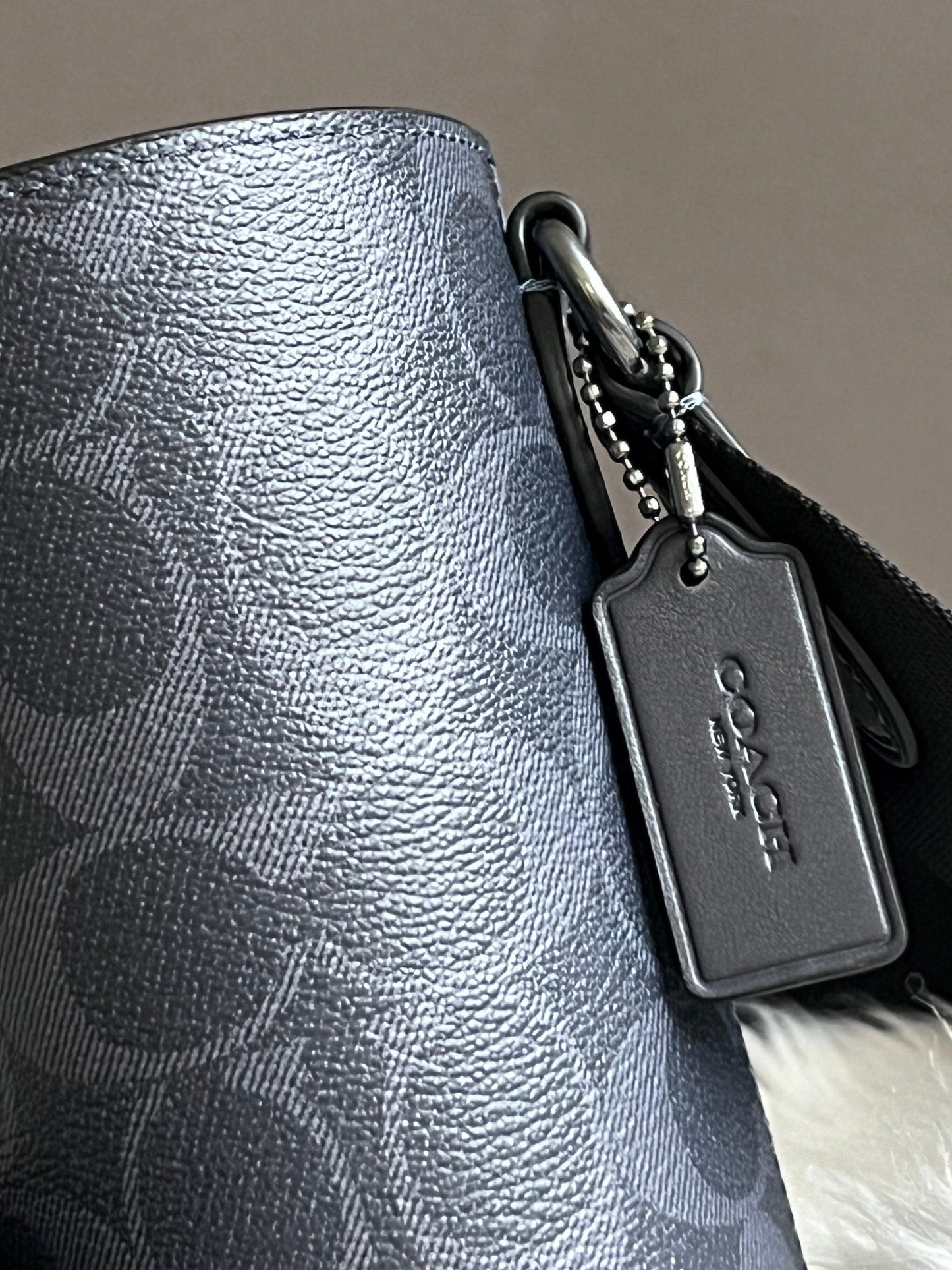Coach Water Bottle Crossbody in Signature Canvas