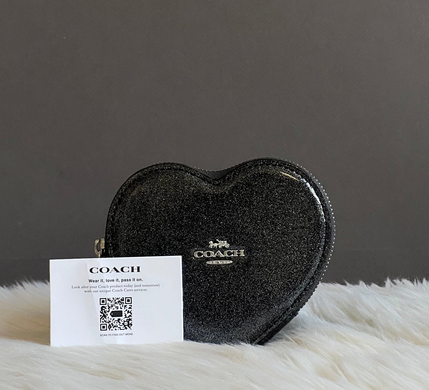 Coach Heart Coin Case
