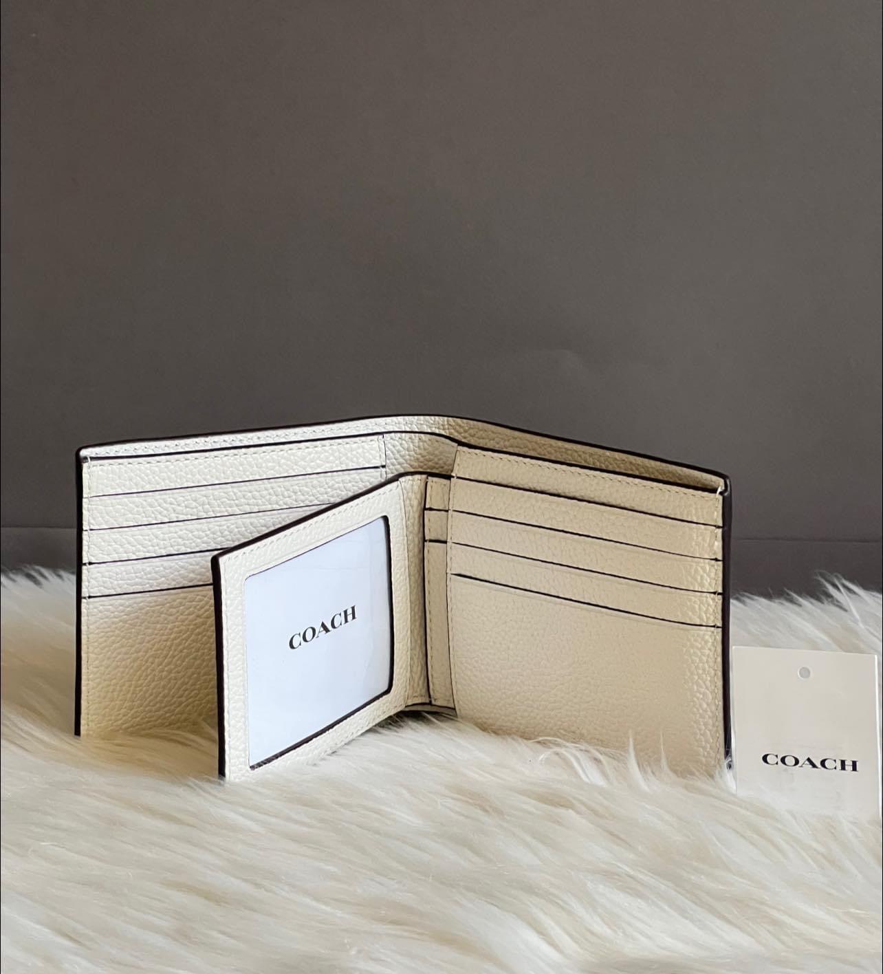 Coach Men’s 3-in-1 Wallet in Signature Leather