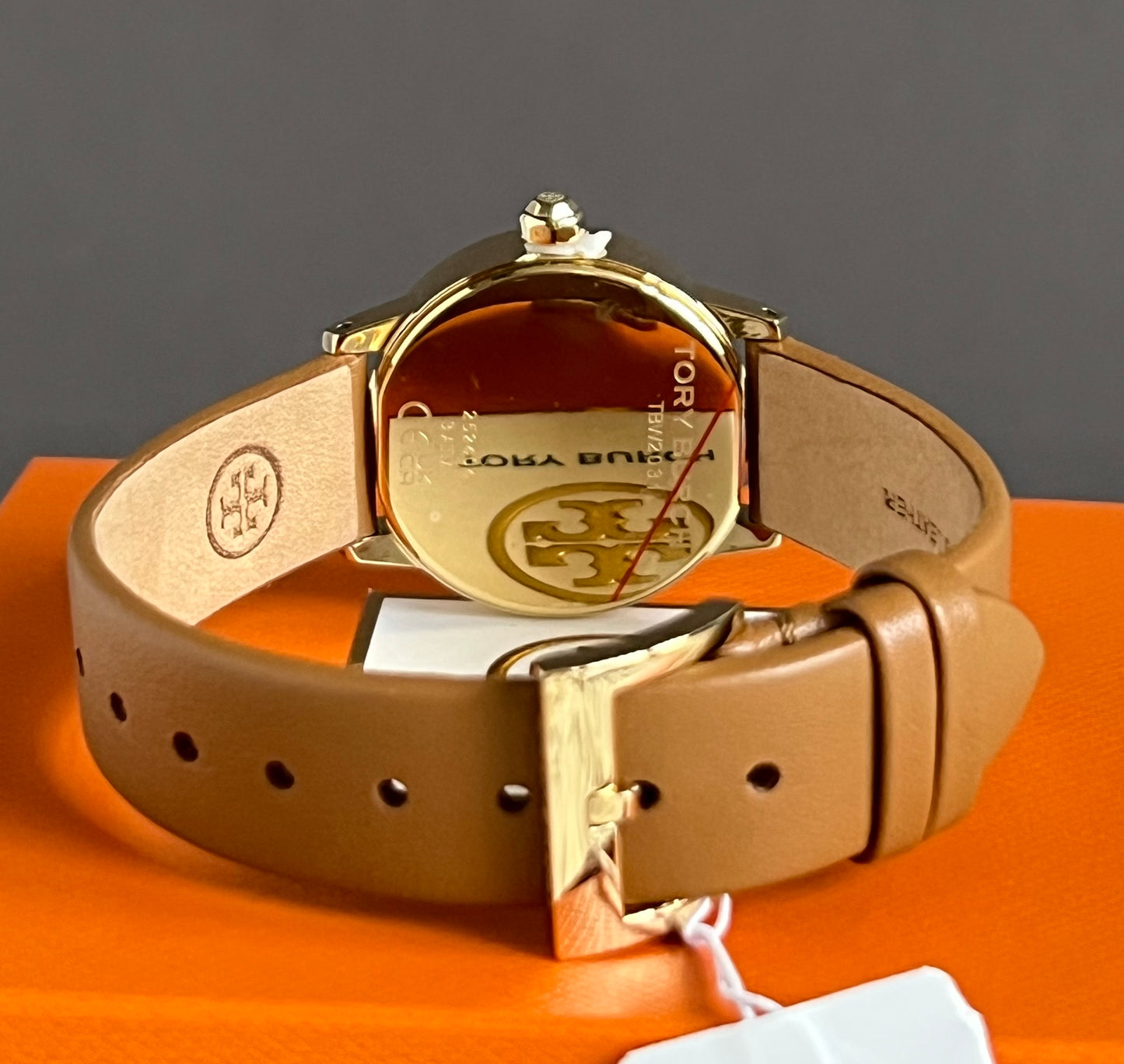 Tory Burch Gigi Leather Strap Watch Gift Set