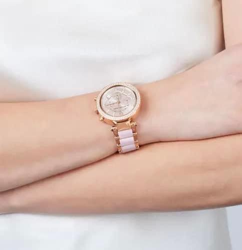 Michael Kors Women’s Parker Rose Gold-Tone Watch