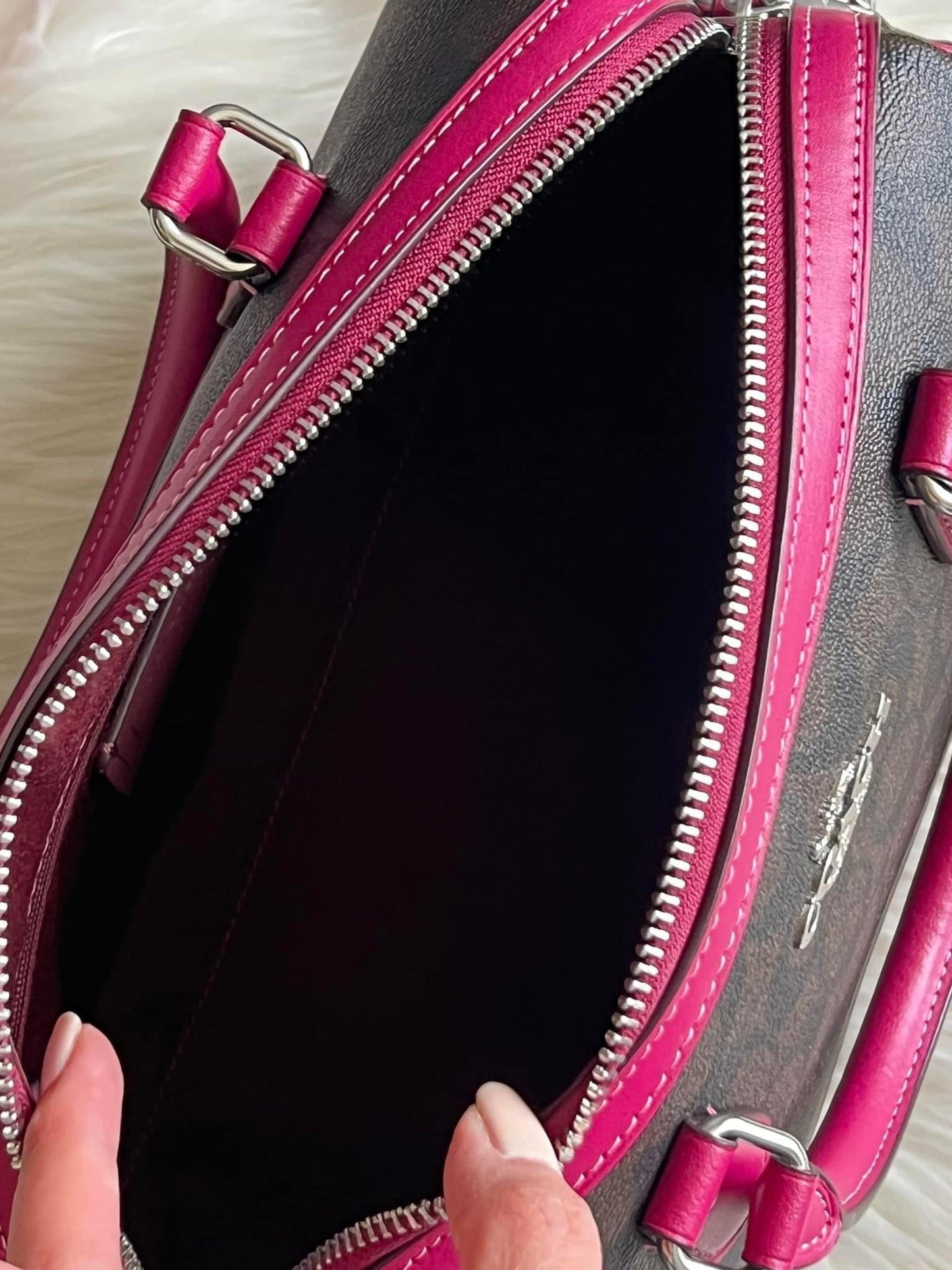 Coach Rowan Satchel in Signature Canvas