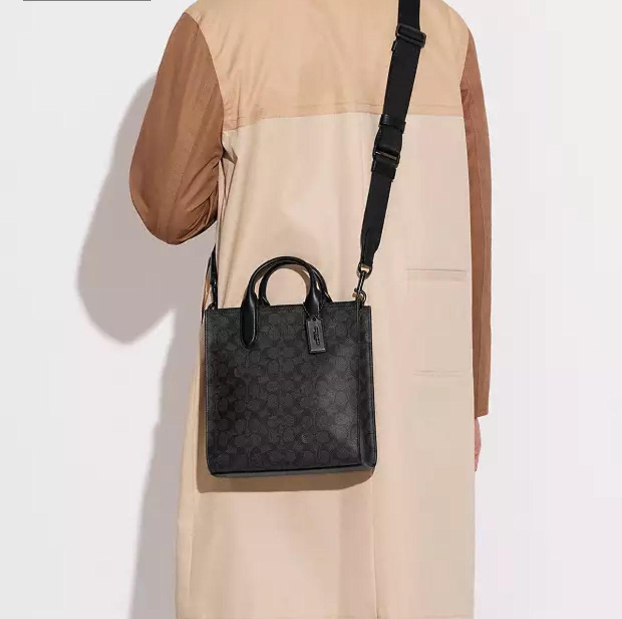 Coach Gotham Tall Tote 24 in Signature Canvas