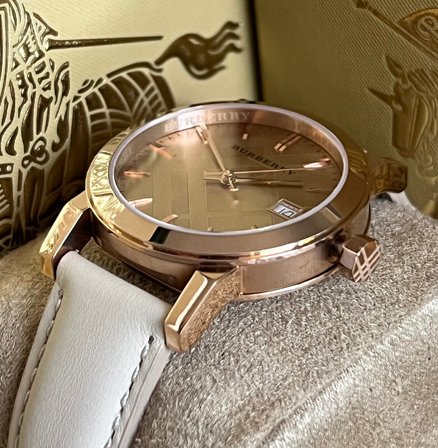 Burberry Women’s The City Rose Gold-Tone