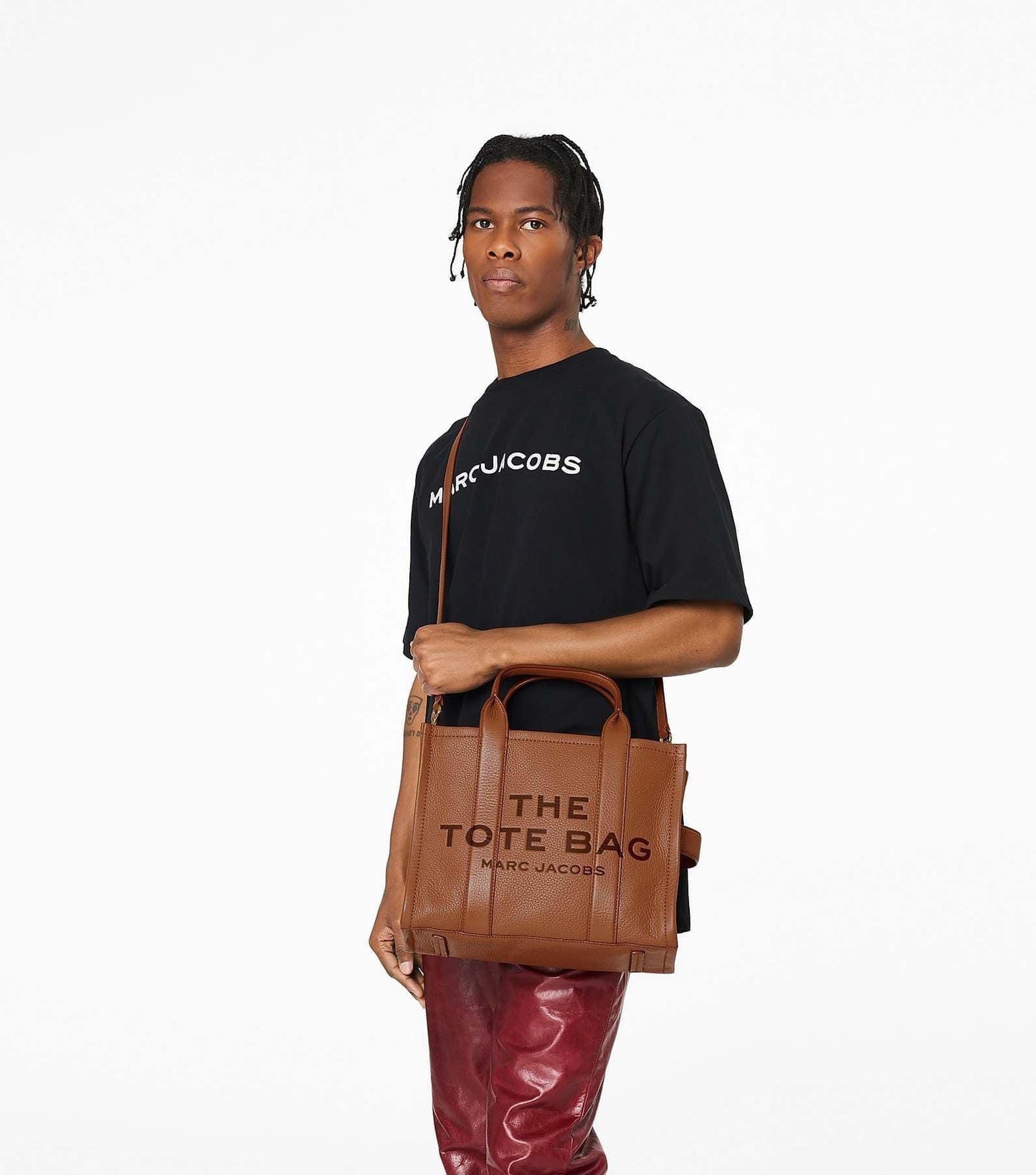 Marc Jacobs The Leather Medium Tote Bag