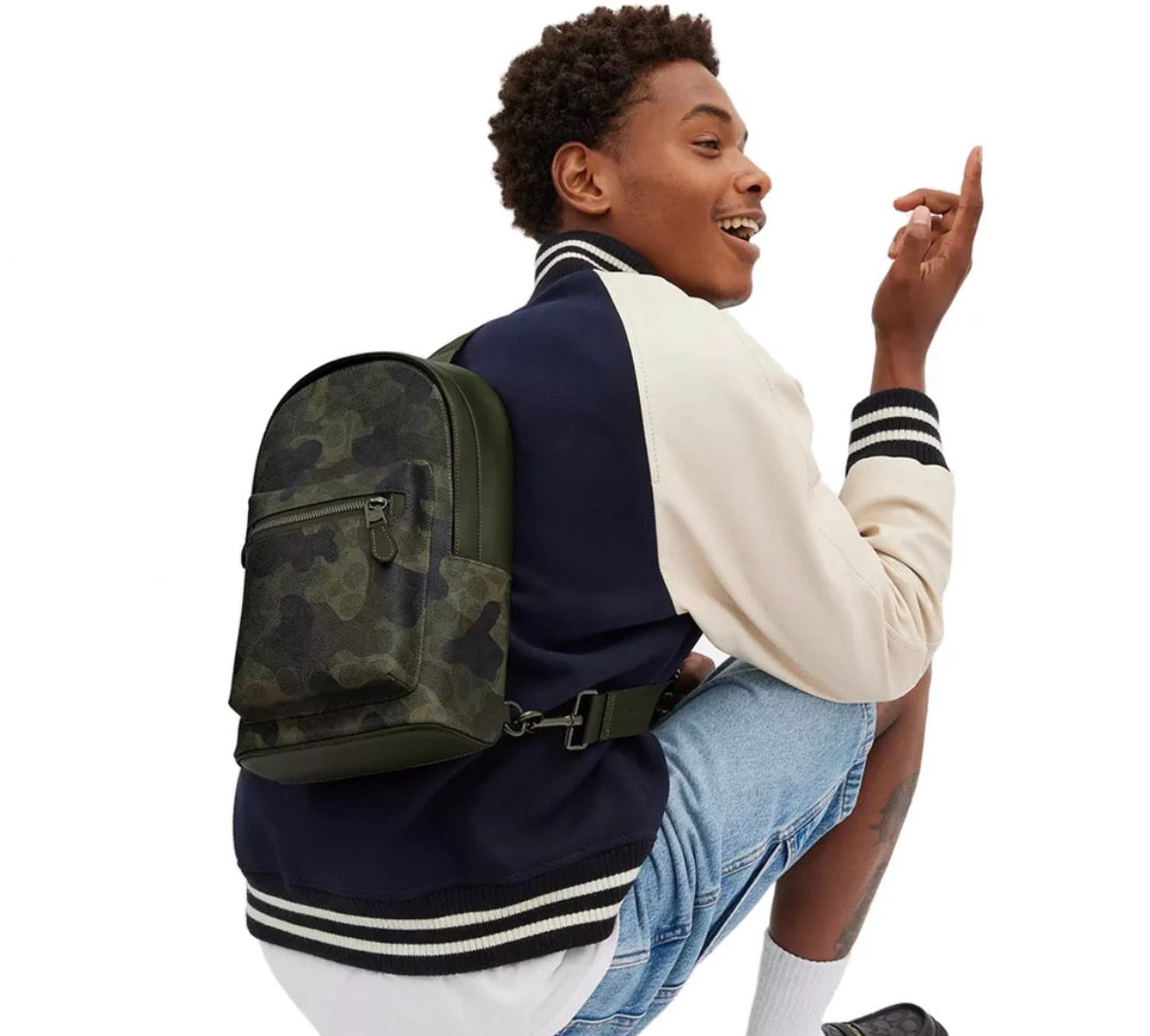 Coach West Pack In Signature Camo Print