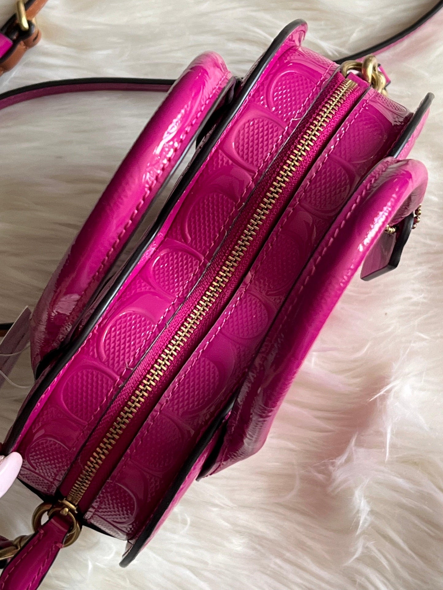 Coach Heart Bag in Signature Leather