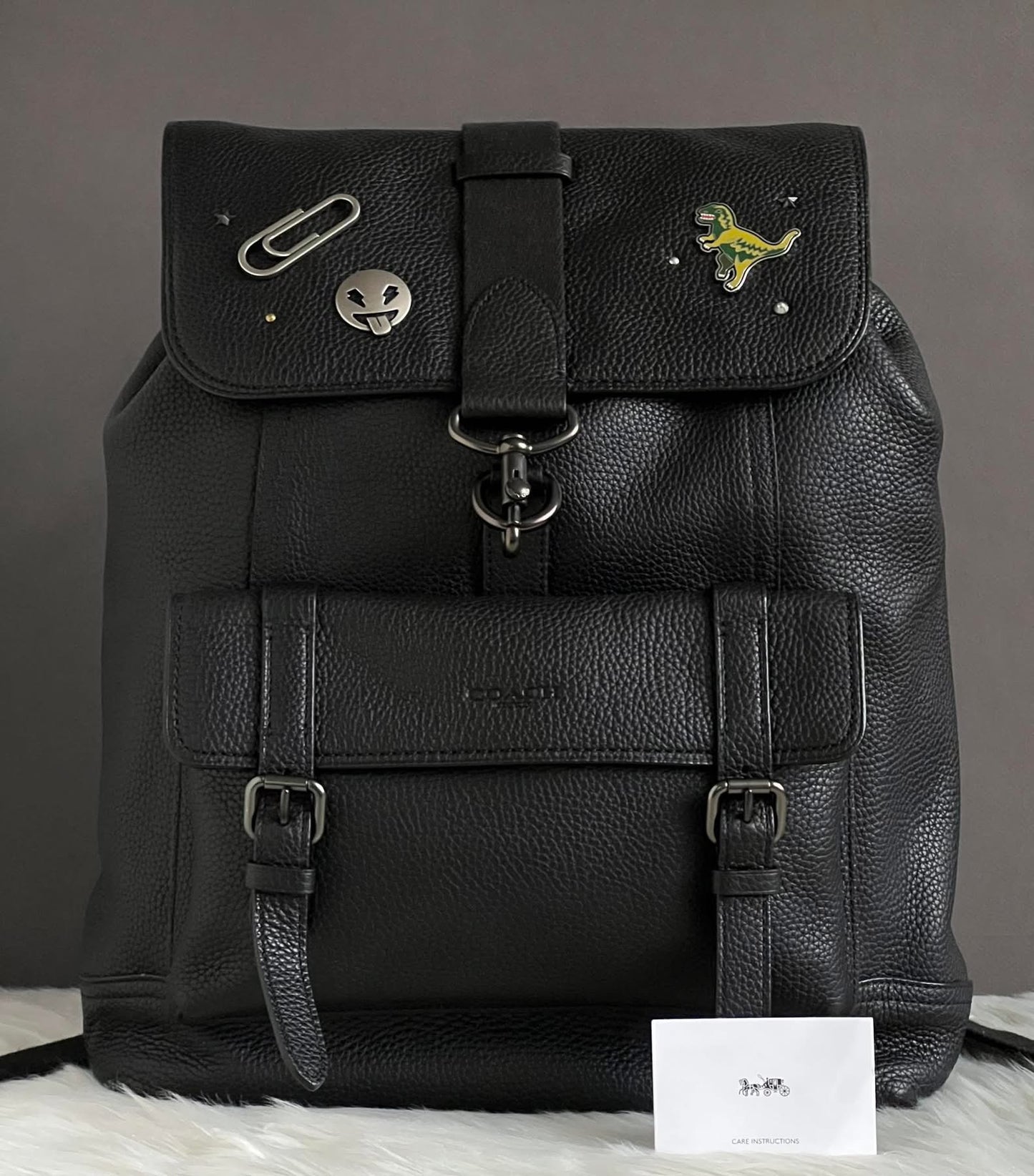 Coach Bleecker Backpack with Charms