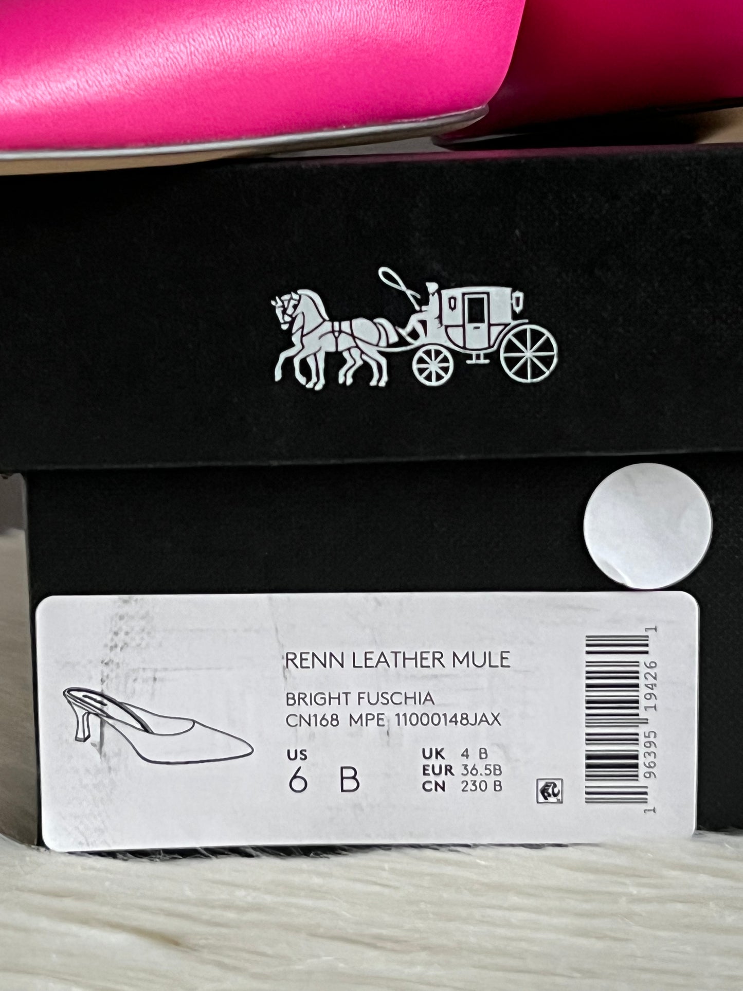 Coach Renn Leather Mule