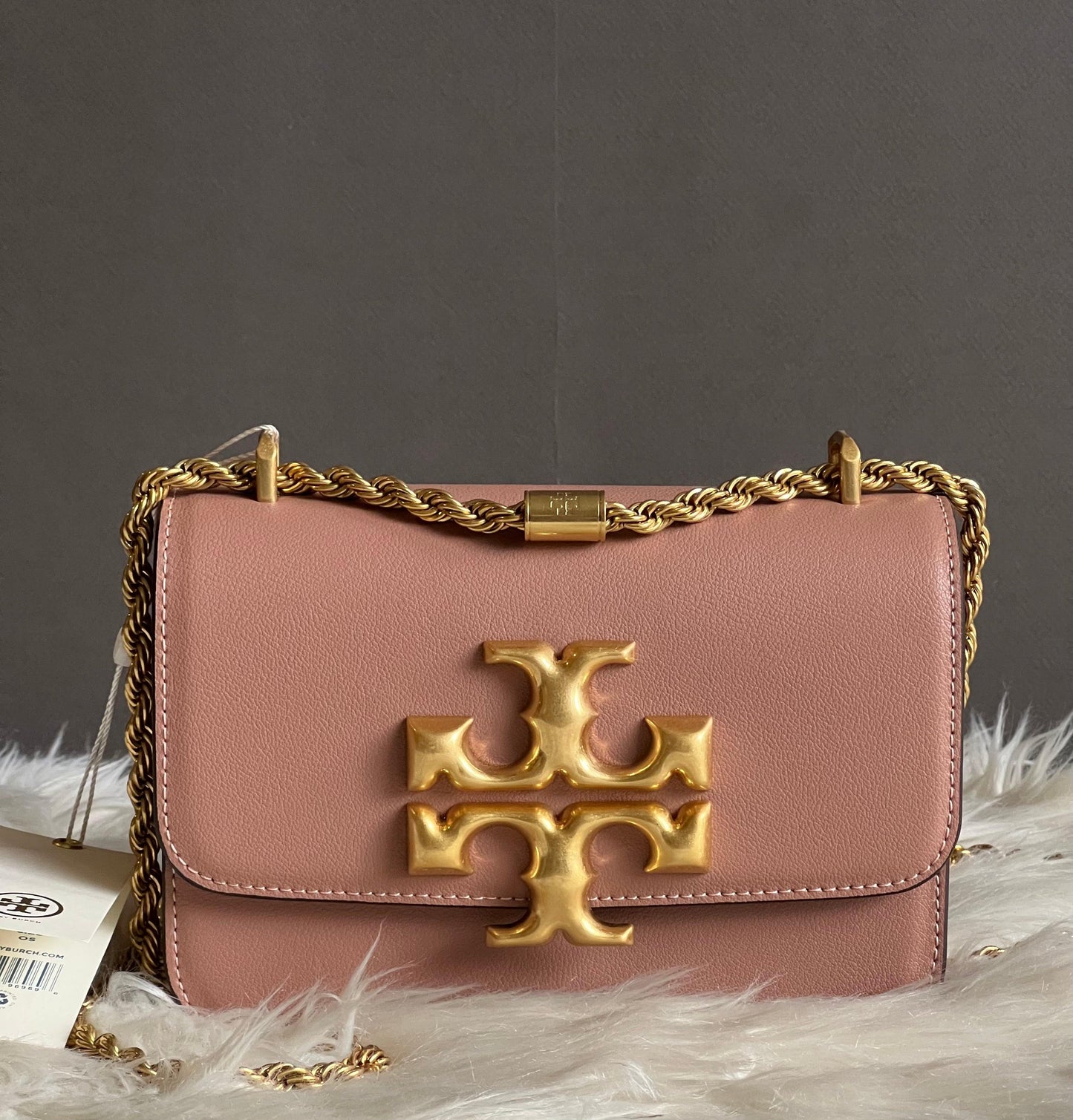Tory Burch Eleanor Textured Small Convertible Shoulder Bag