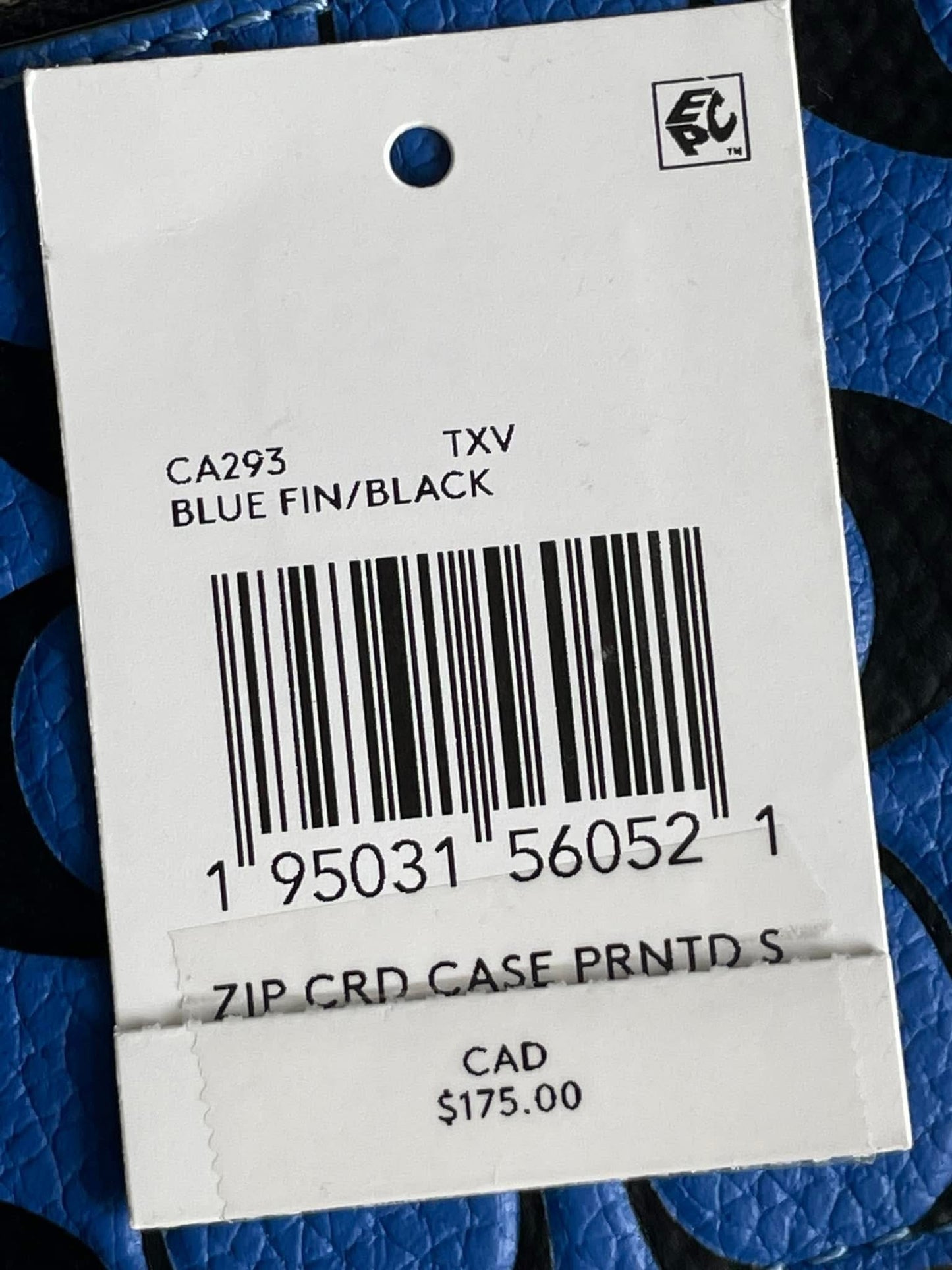 Coach Zip Card Case in Signature Leather