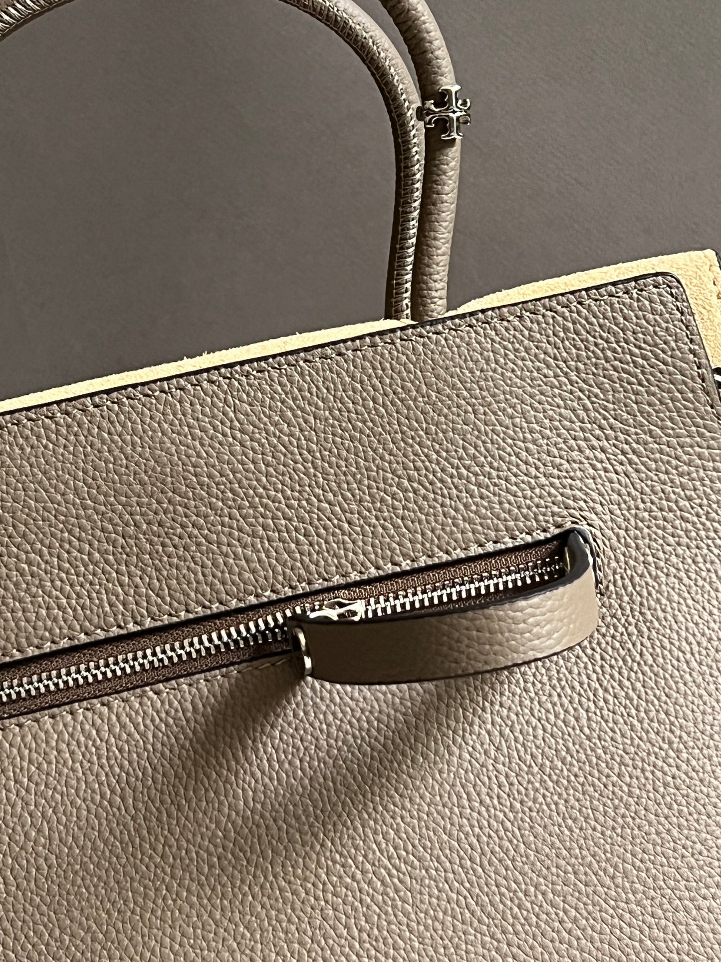 Tory Burch Mercer Pebbled Satchel
