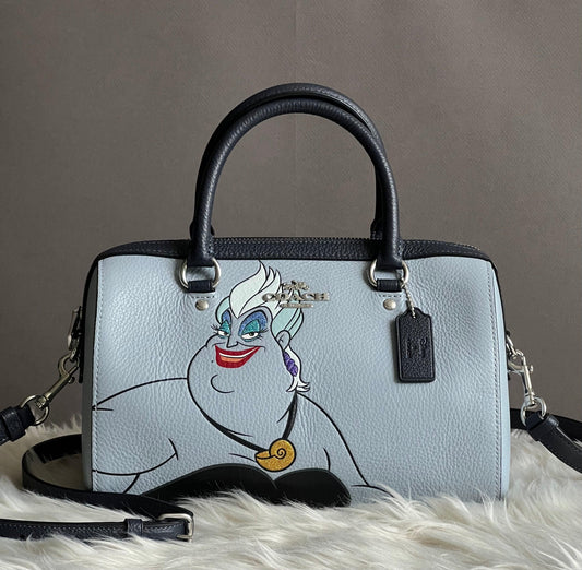 Disney X Coach Rowan Satchel with Ursula Motif