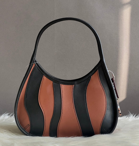 Coach Ergo Bag in Upcrafted Leather: Wavy Stripe