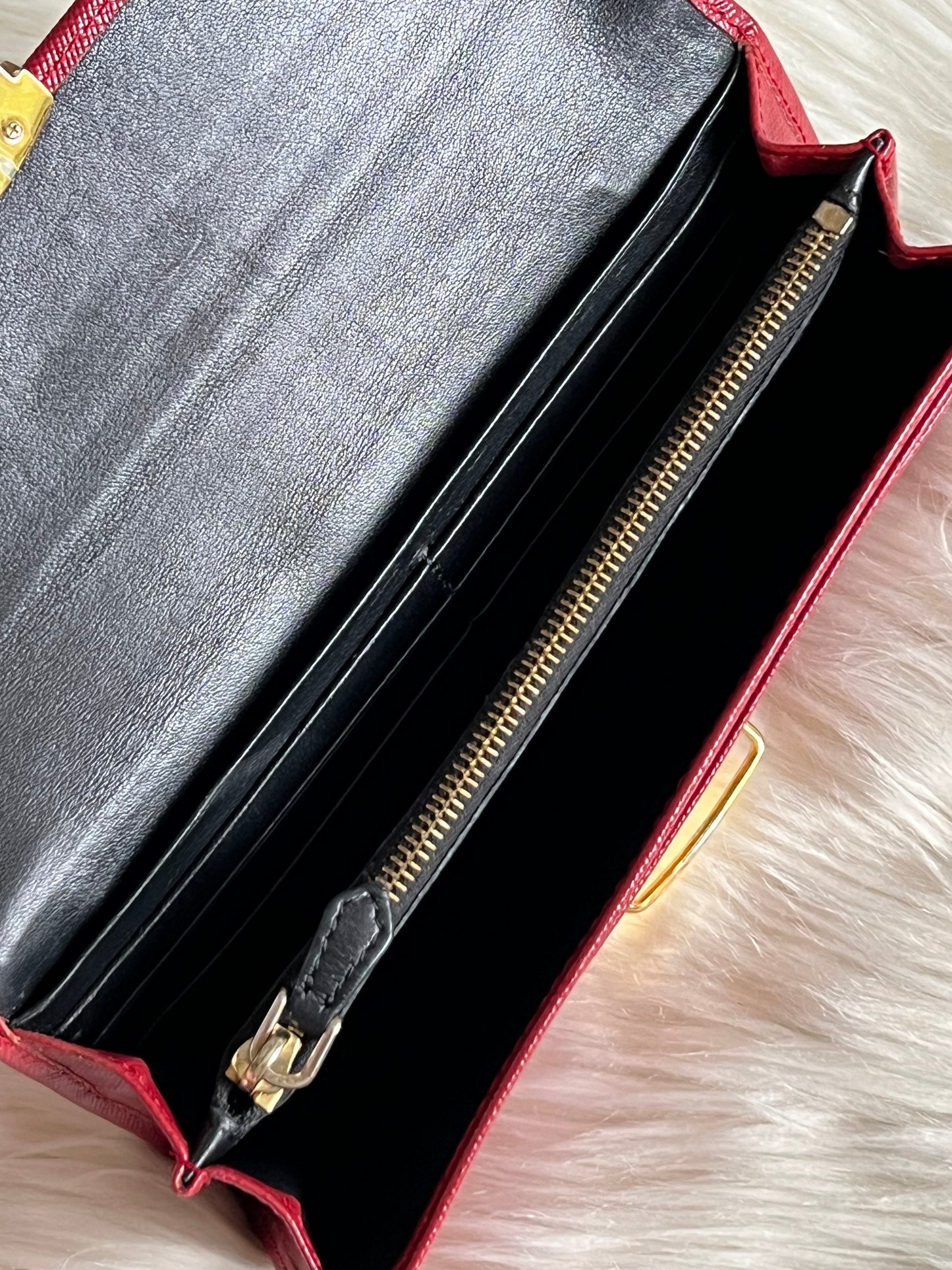 Prada Saffiano Long Wallet