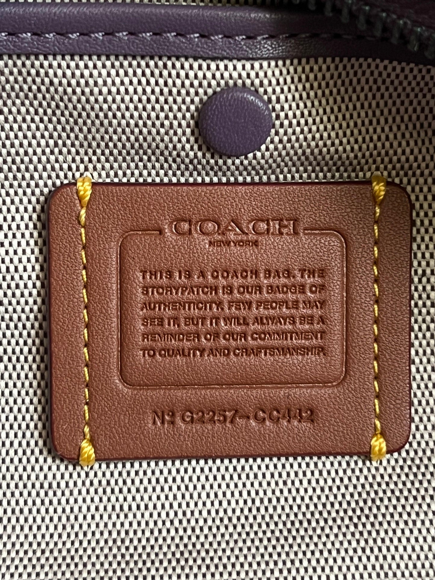 Coach Tote 28 in Signature Shearling