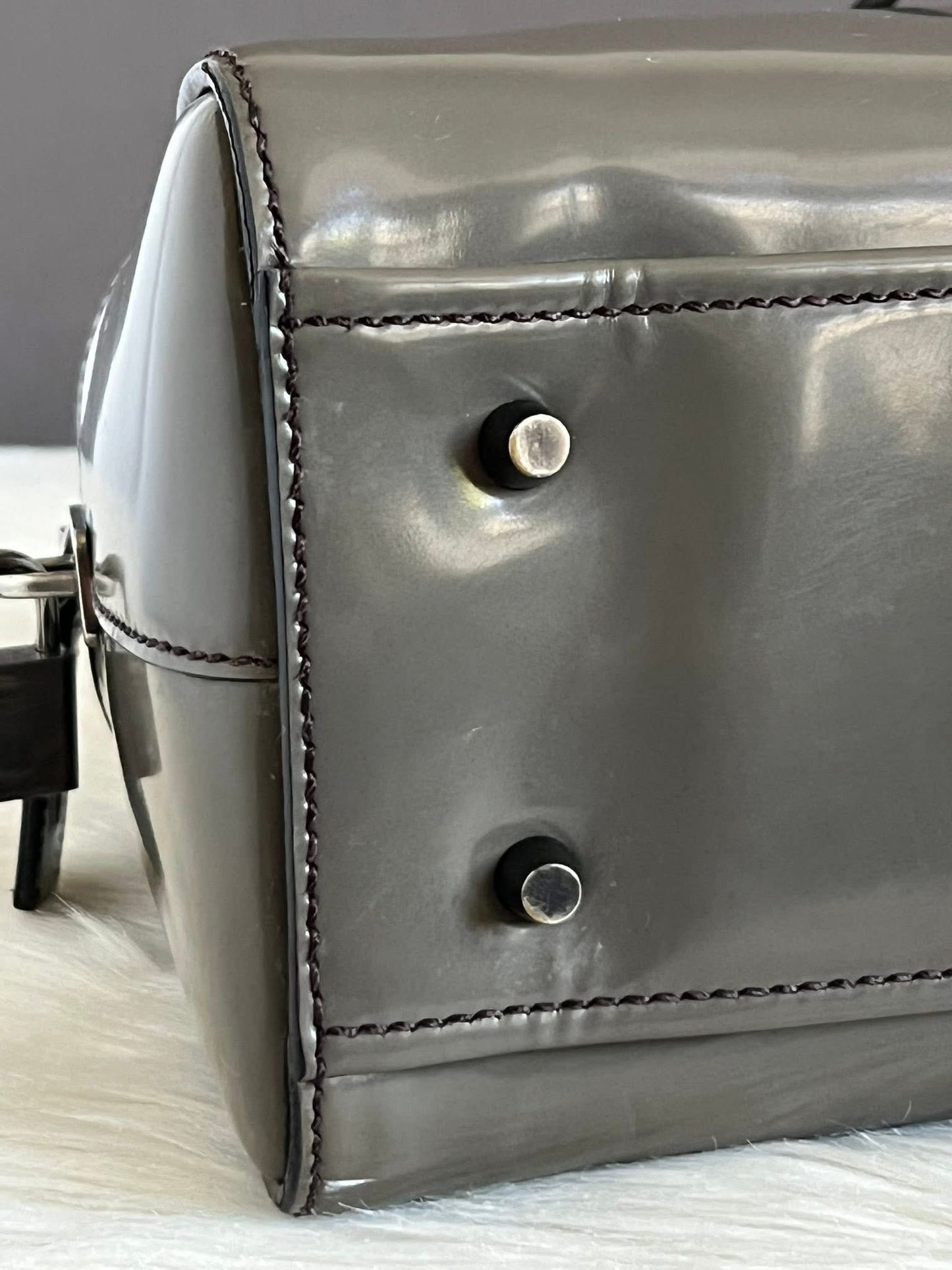 PRE-LOVED - Prada Spazzolato Leather Shoulder Bag