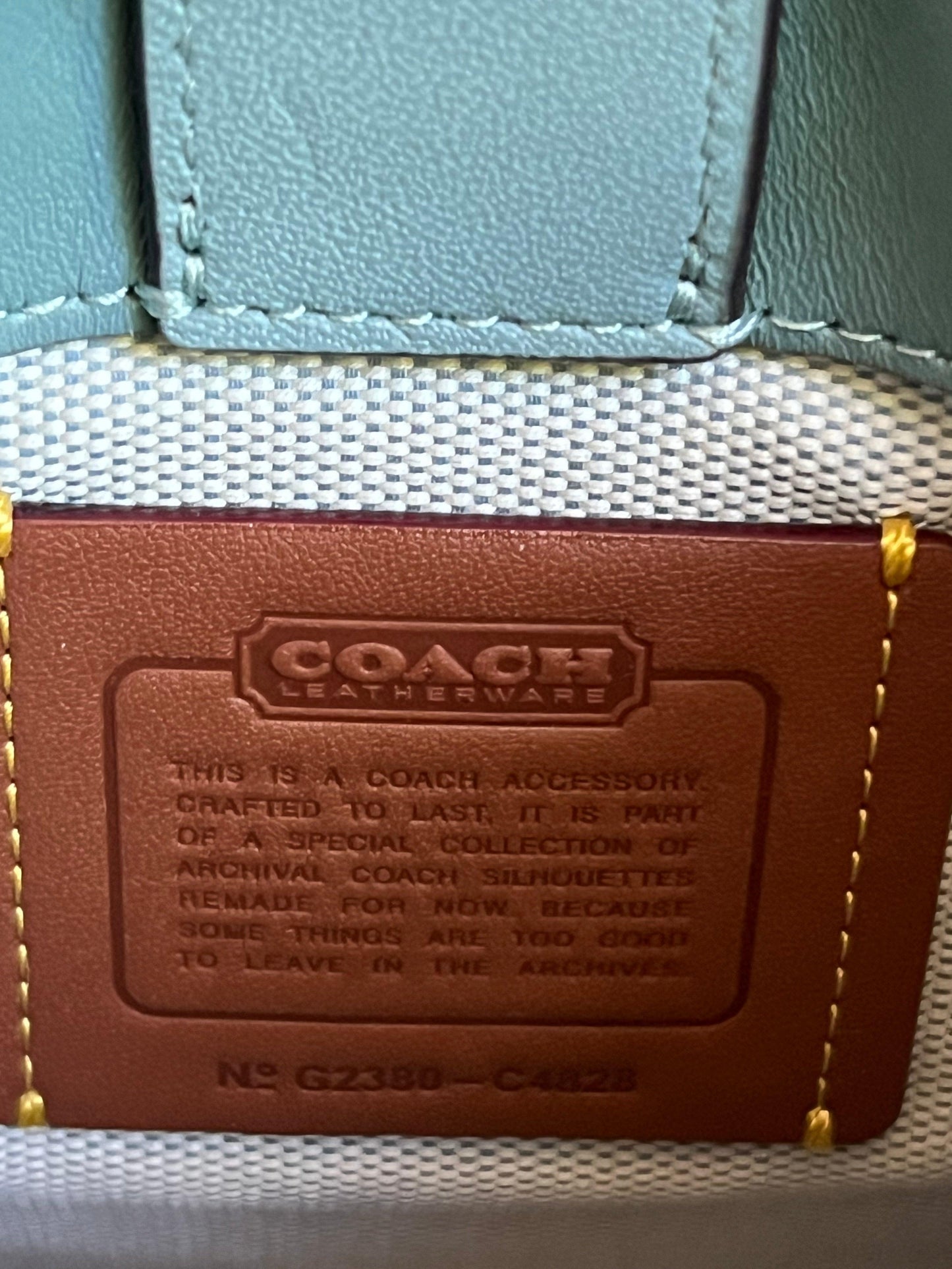 Coach Mini Cashin Tote