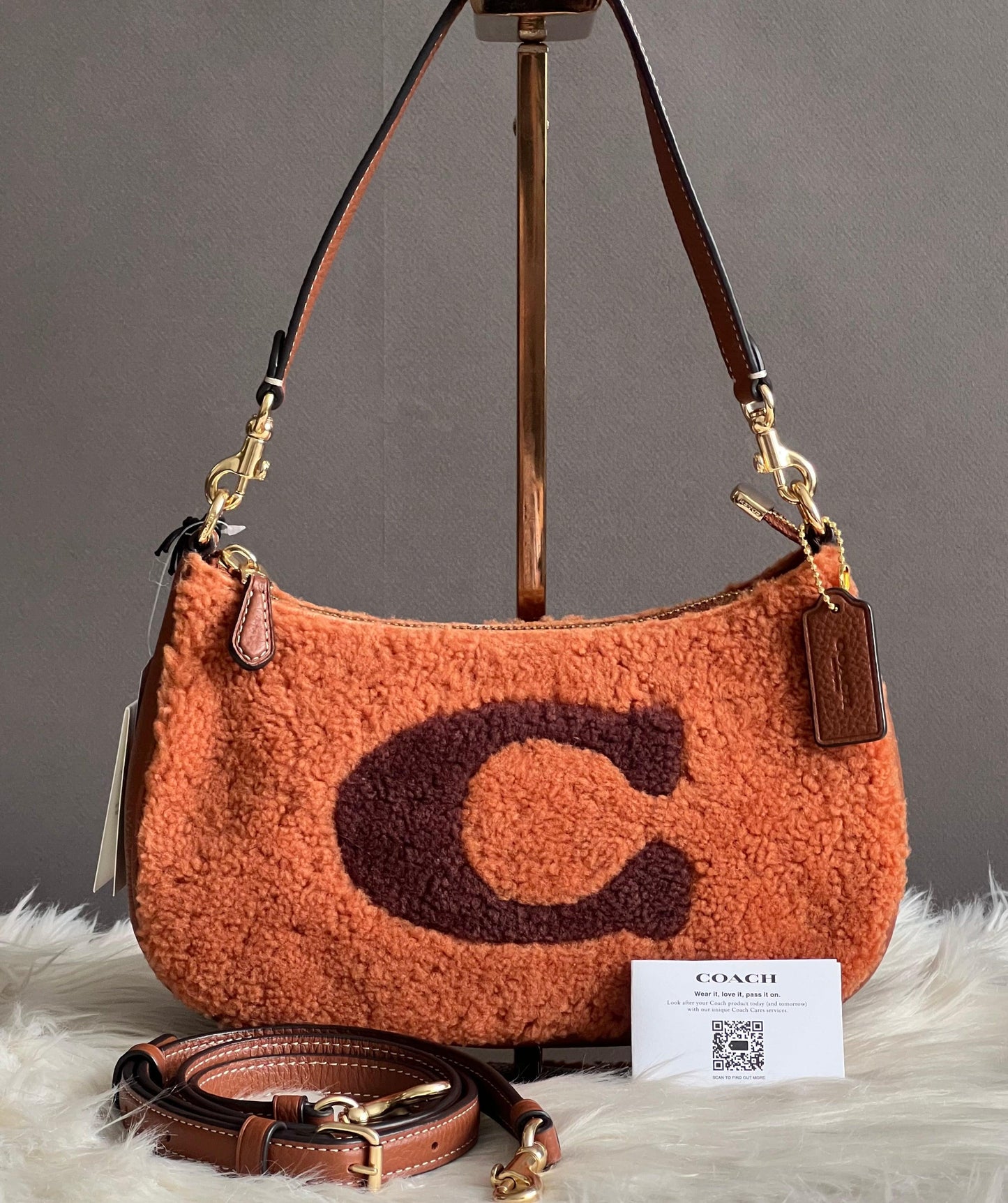 Coach Teri Shoulder Bag with Coach Motif