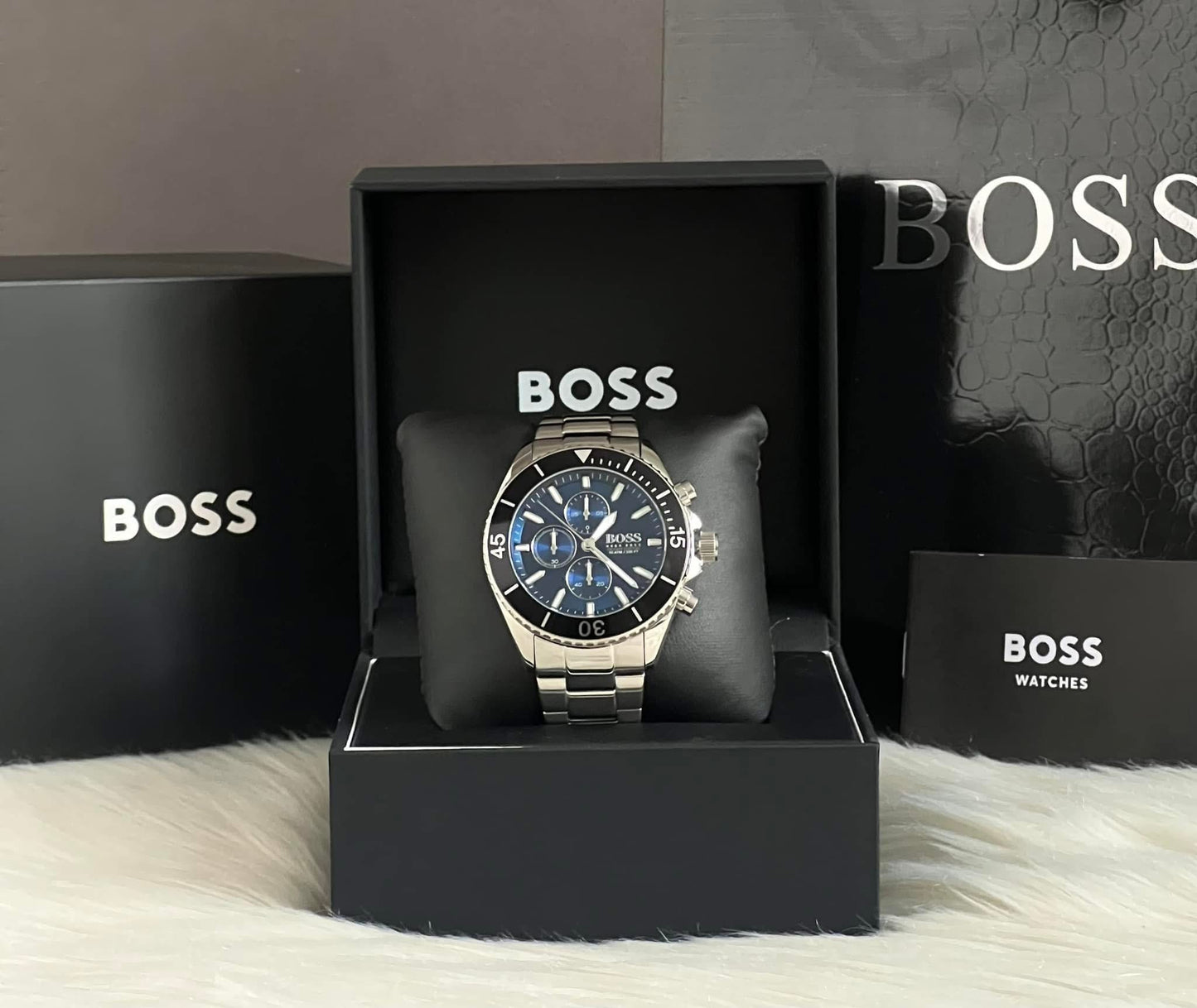 Hugo Boss Men’s Ocean Blue Dial Watch