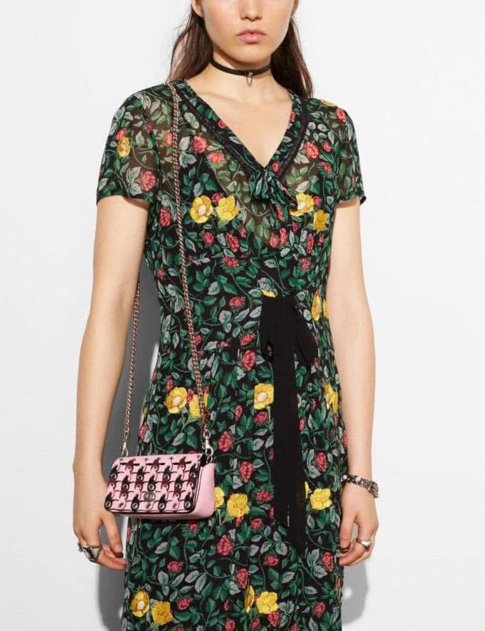 Coach Link Dinkier With Colorblock Crossbody
