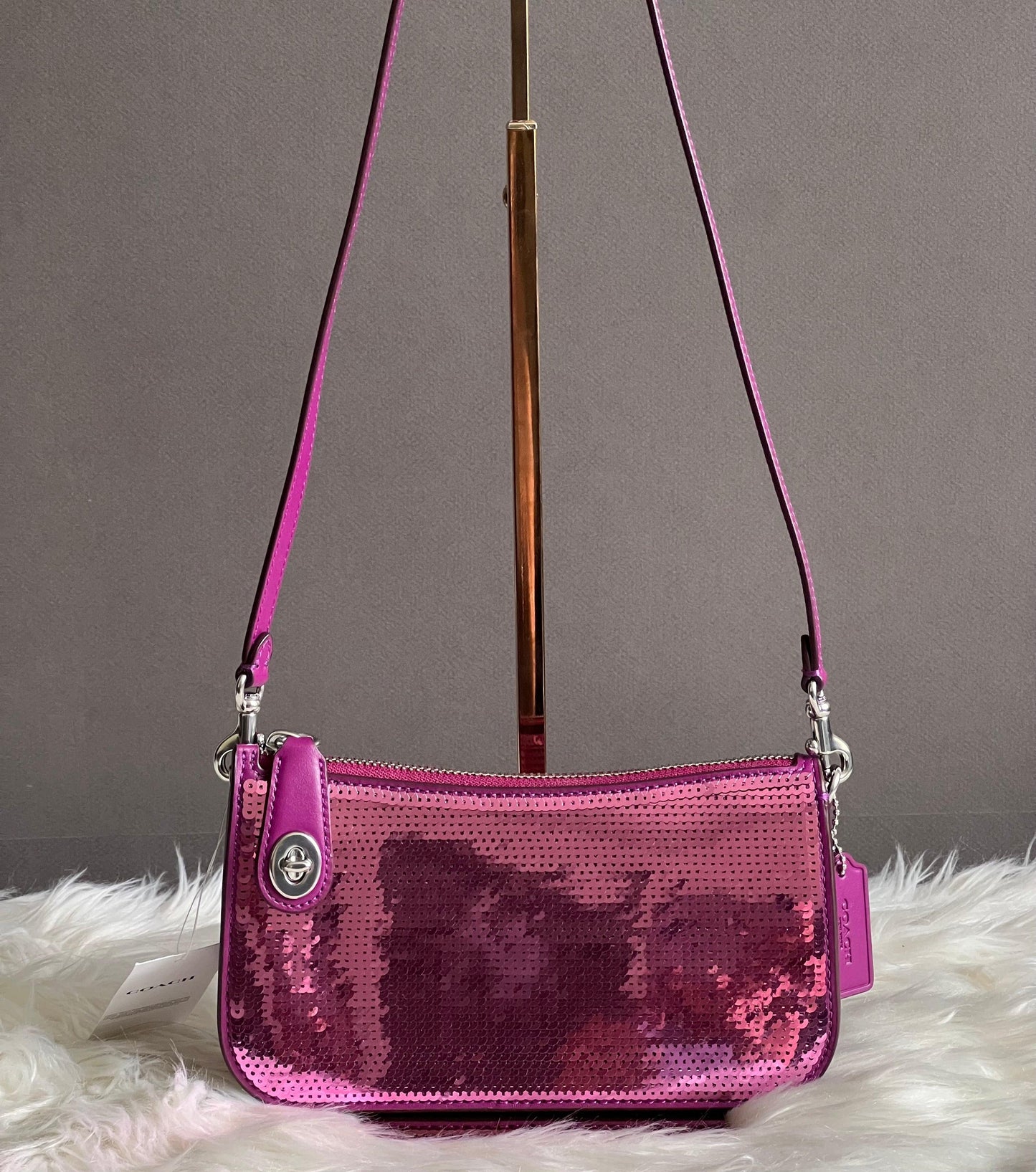 Coach Penn Shoulder Bag with Sequins