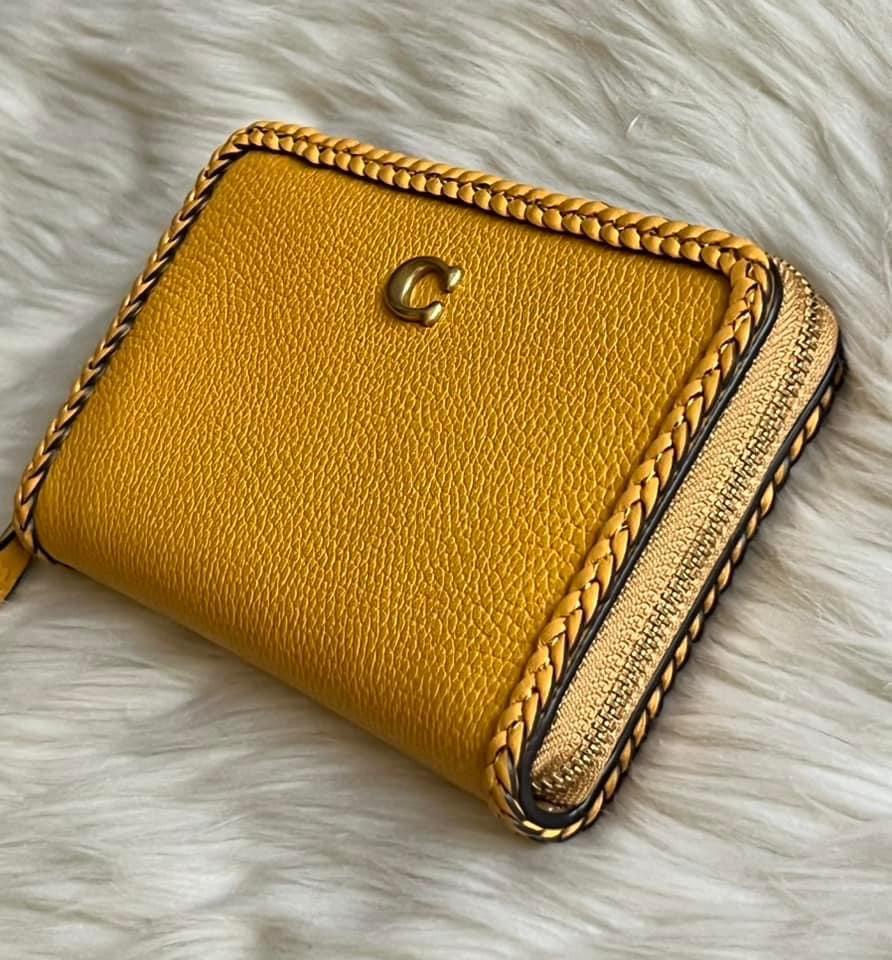 Coach Zip Around Wallet with Braid