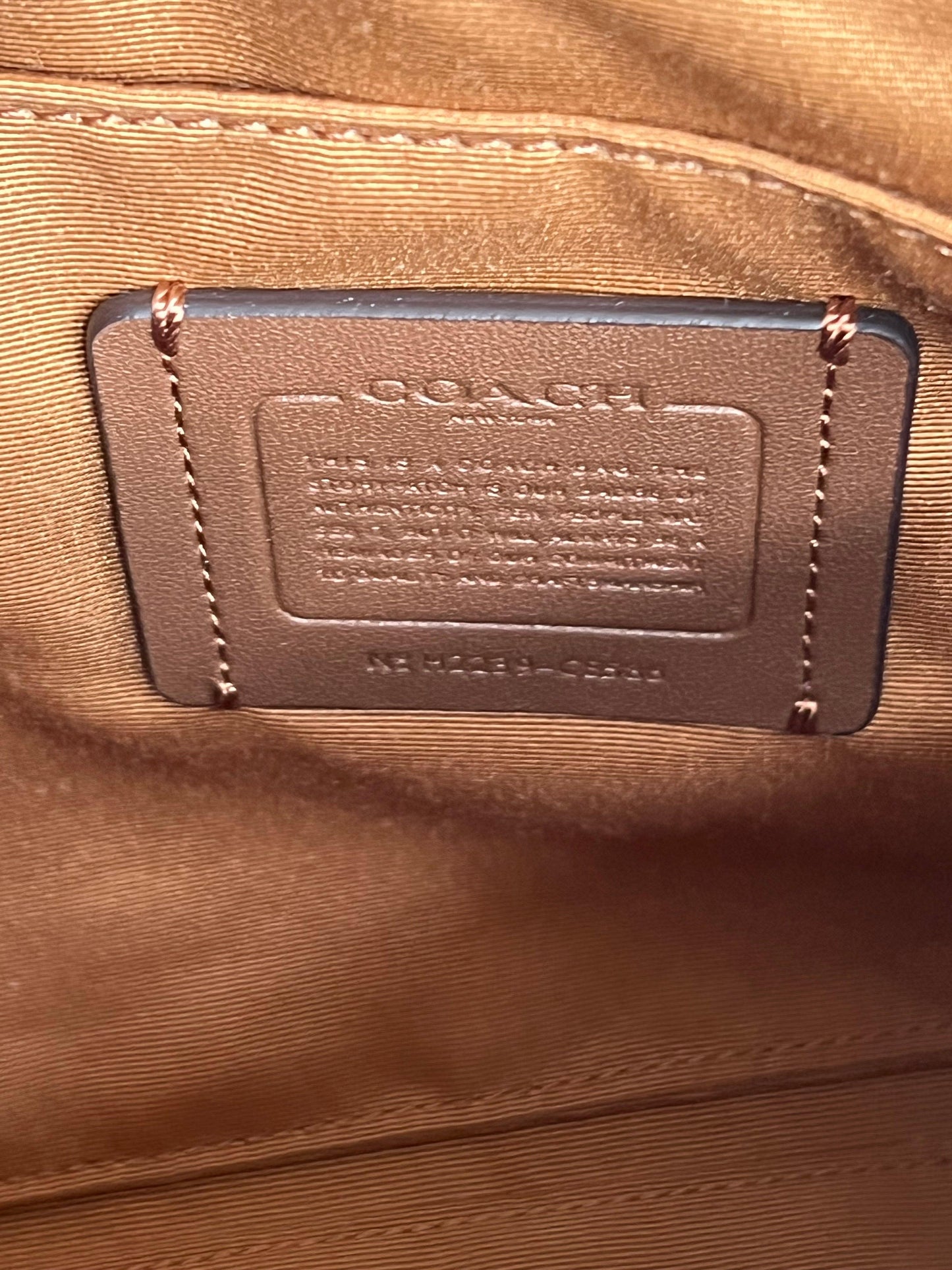Coach Clara Shoulder Bag in Signature Canvas with Snowflake Print