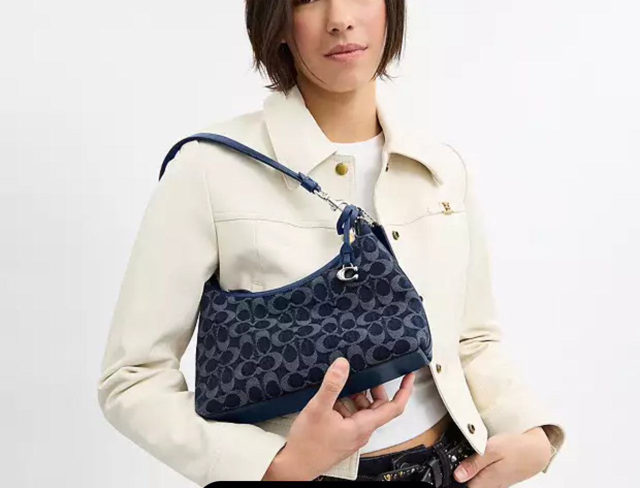 Coach Juliet Shoulder Bag 25 in Signature Denim