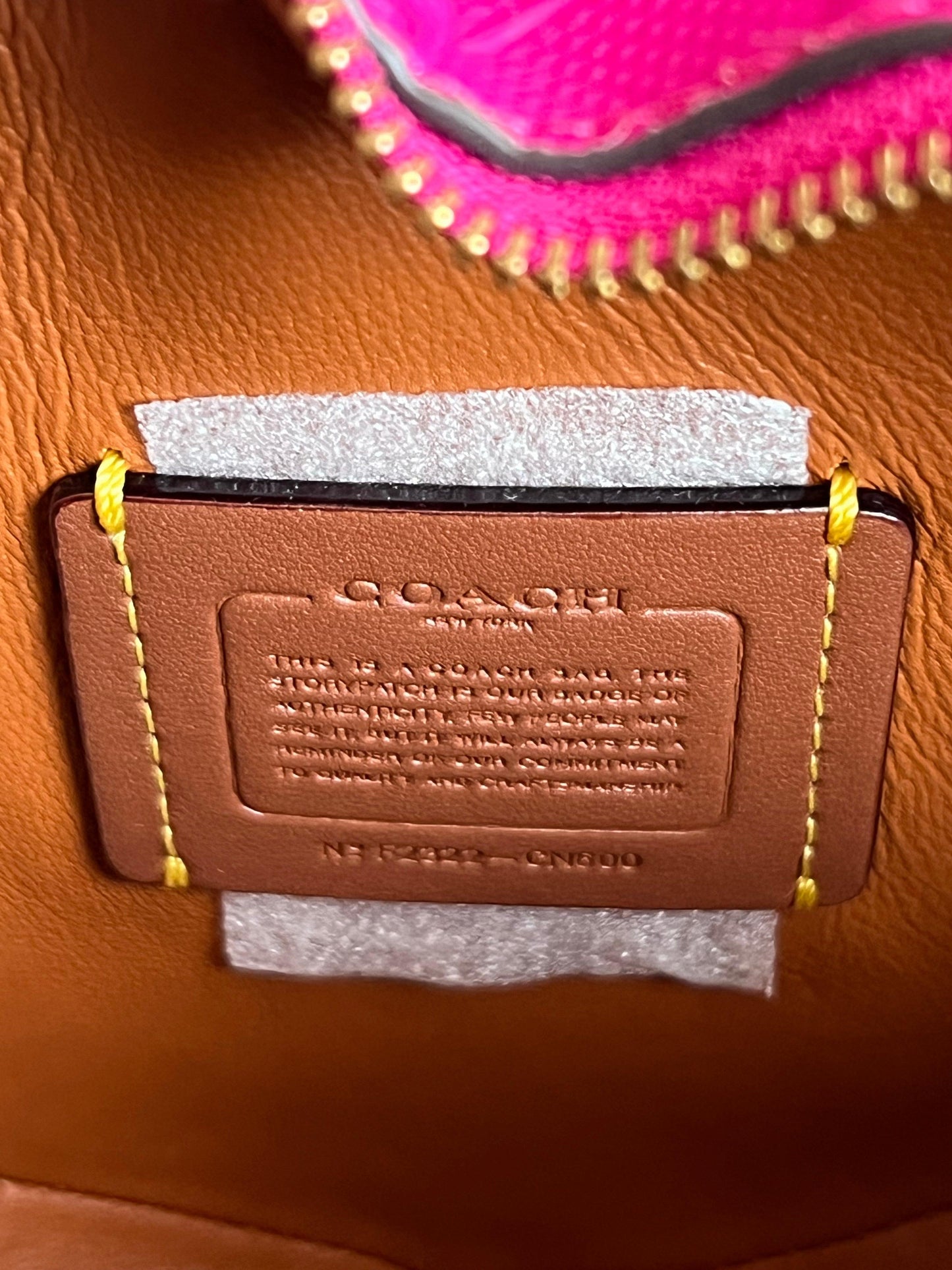 Coach Heart Bag in Signature Leather