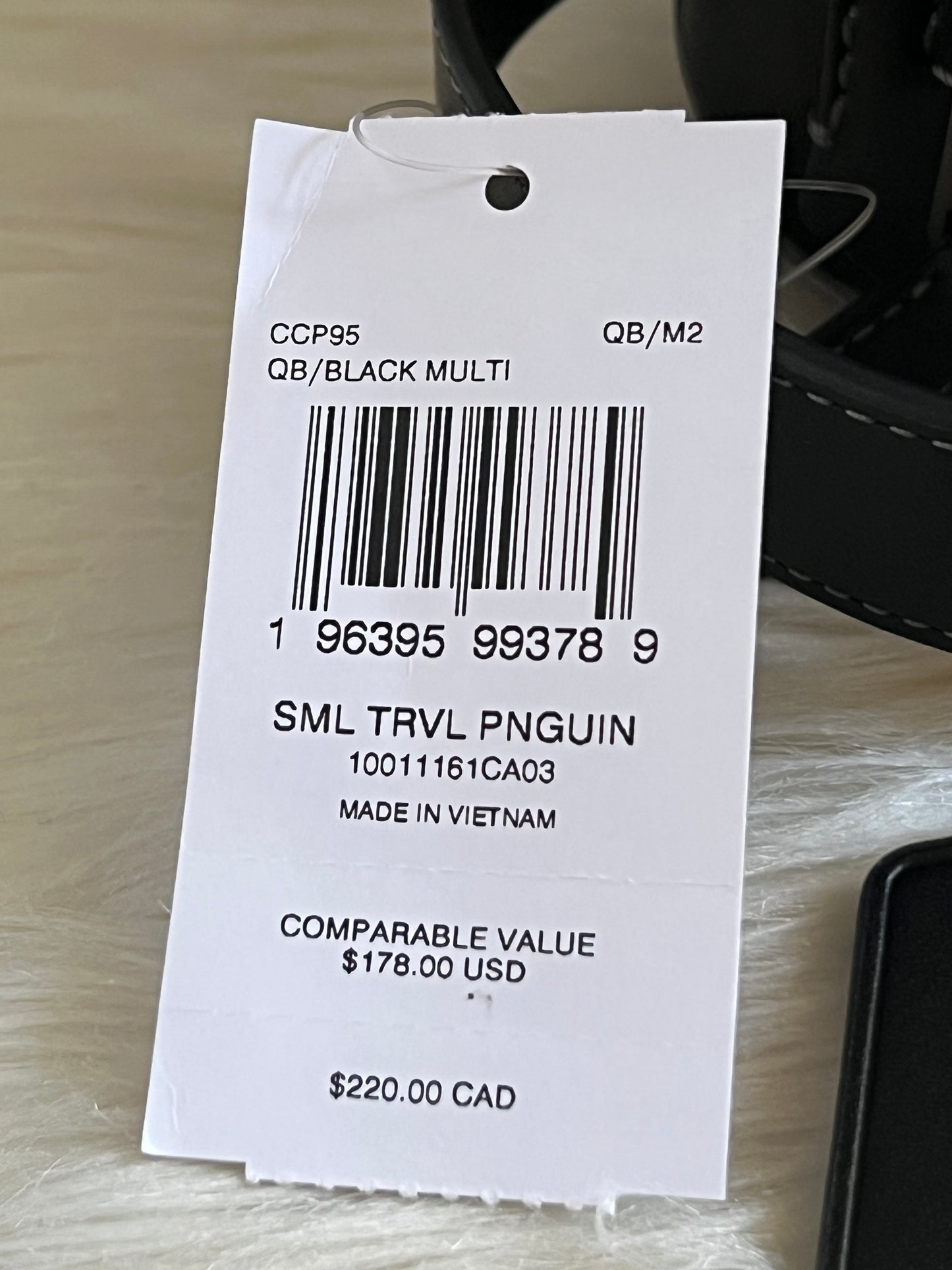 Coach Small Travel Kit With Penguin Print