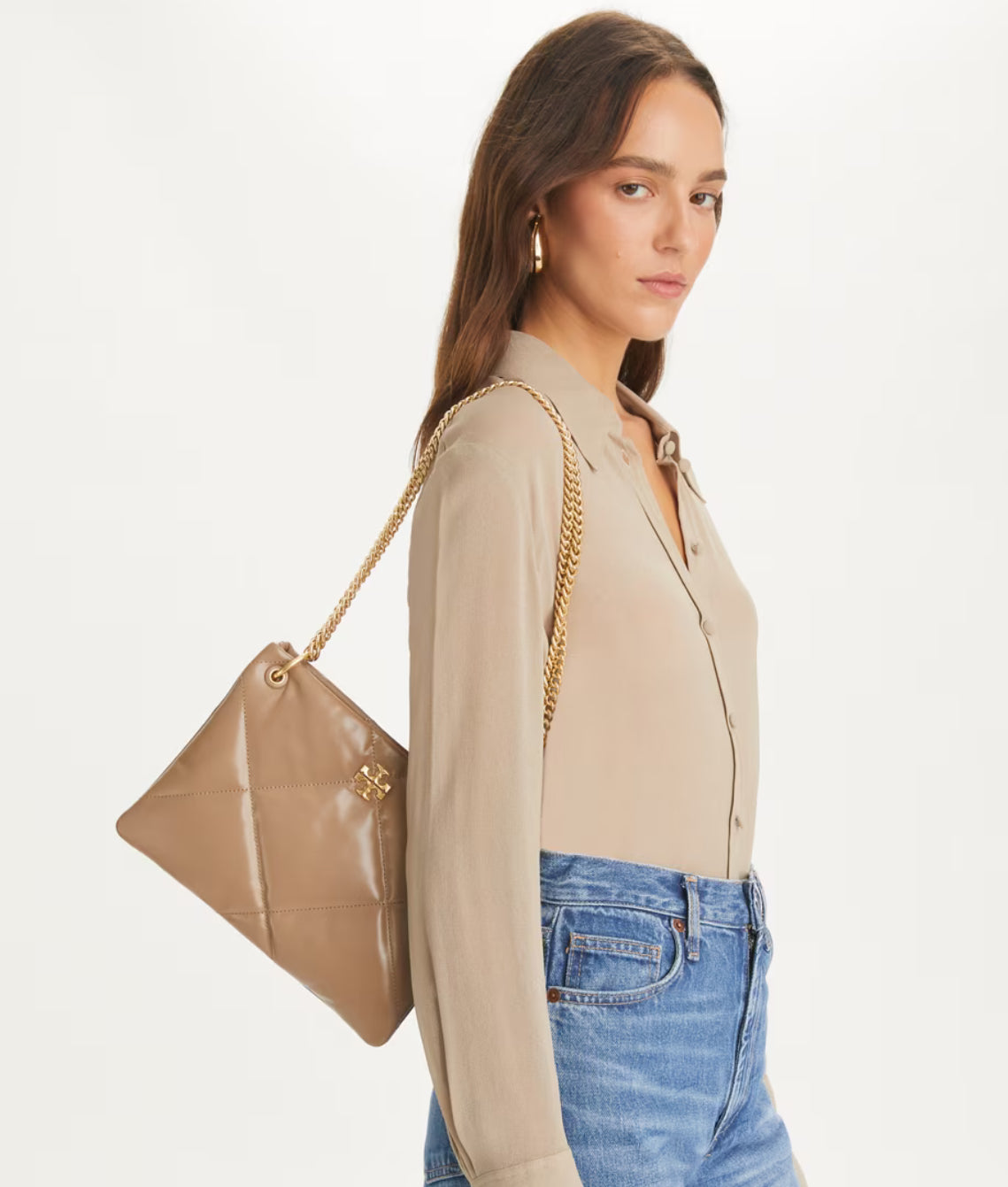 Tory Burch Small Kira Diamond Quilt Shoulder Bag