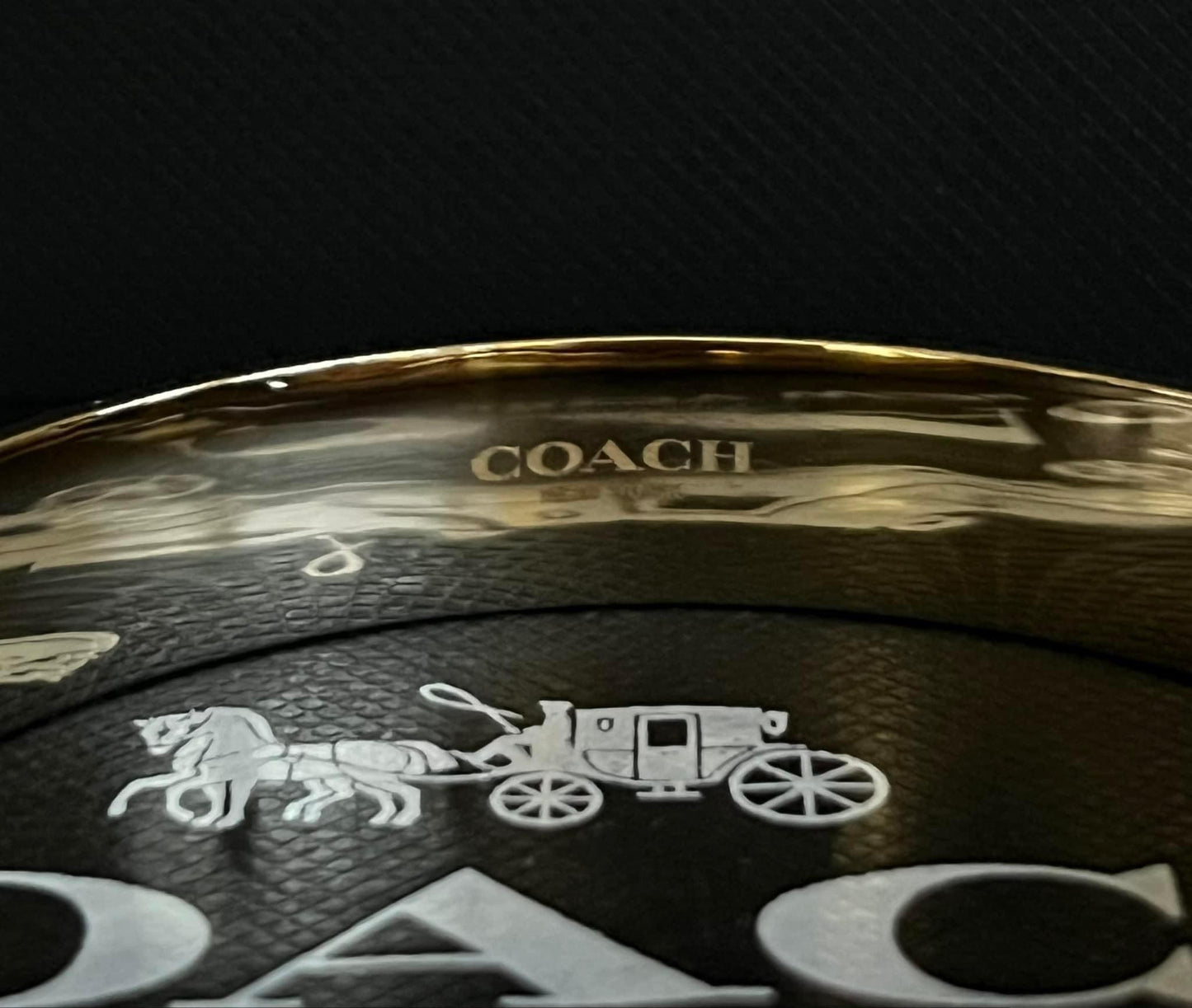 Coach Signature Bangle