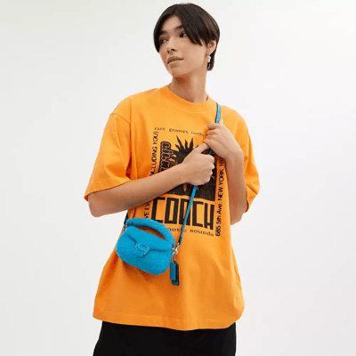 Coach The Lil Nas X Drop Tabby Shoulder Bag 12 in Shearling