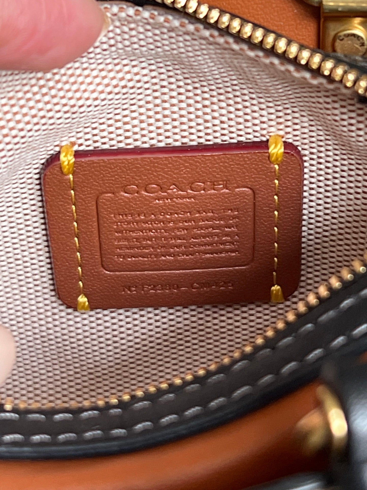 Coach Rogue 12 in Haircalf with Leopard Print