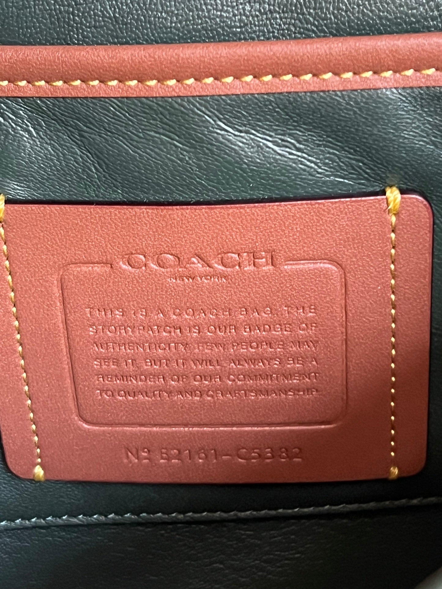 Coach Hitch Crossbody with Varsity Stripe