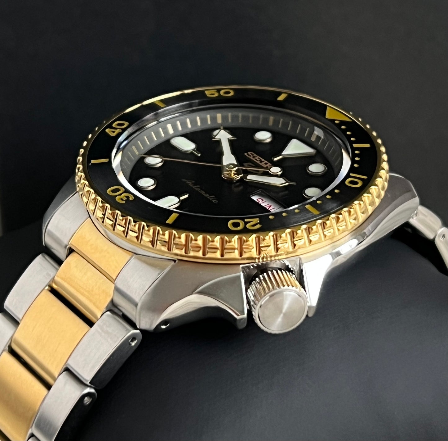 Seiko Men’s 5 Sports Automatic Two Tone Watch