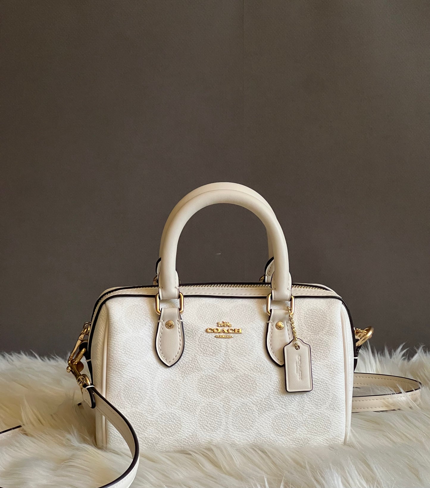 Coach Mini Rowan Crossbody Bag in Signature Canvas