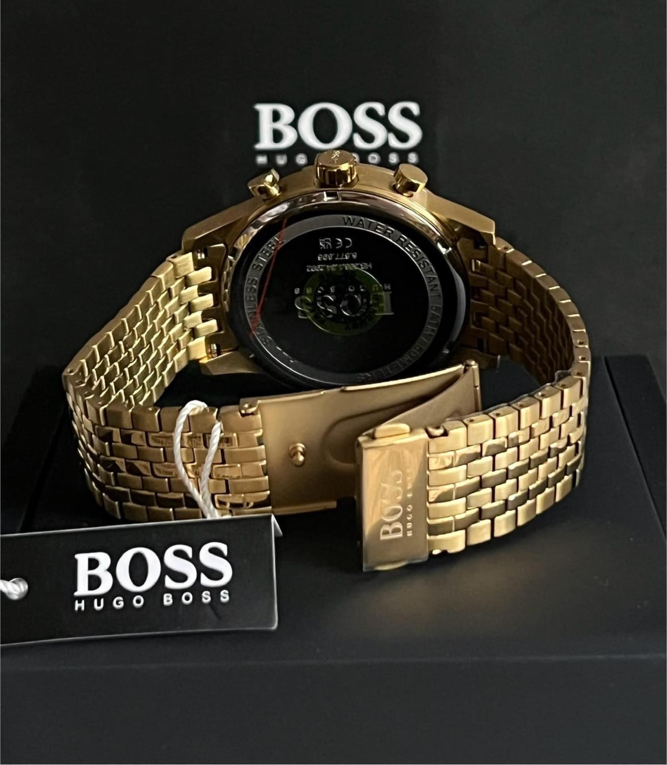 Hugo Boss Men’s Gold Navigator Chronograph Watch