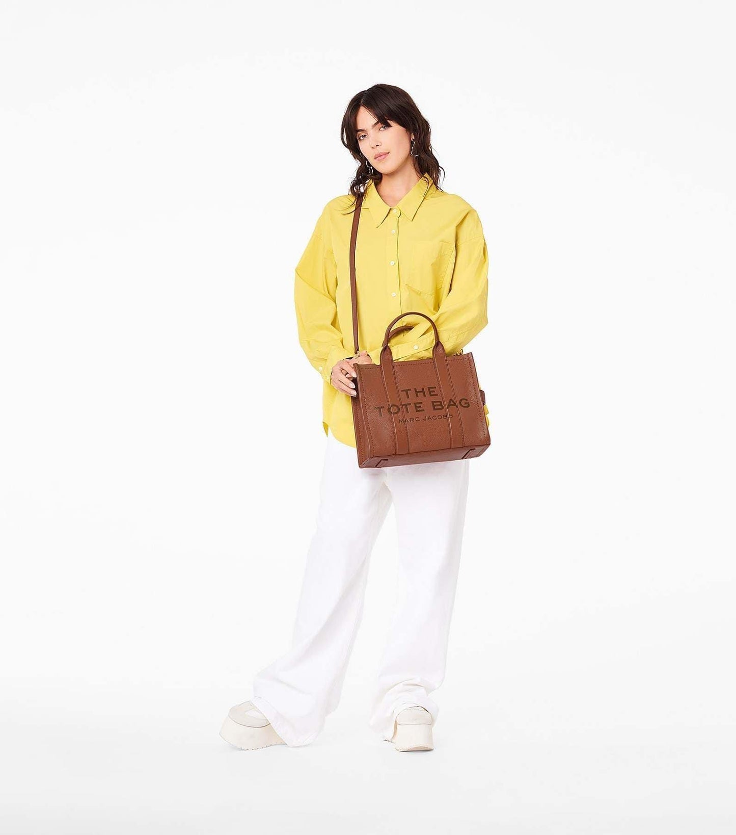 Marc Jacobs The Leather Medium Tote Bag