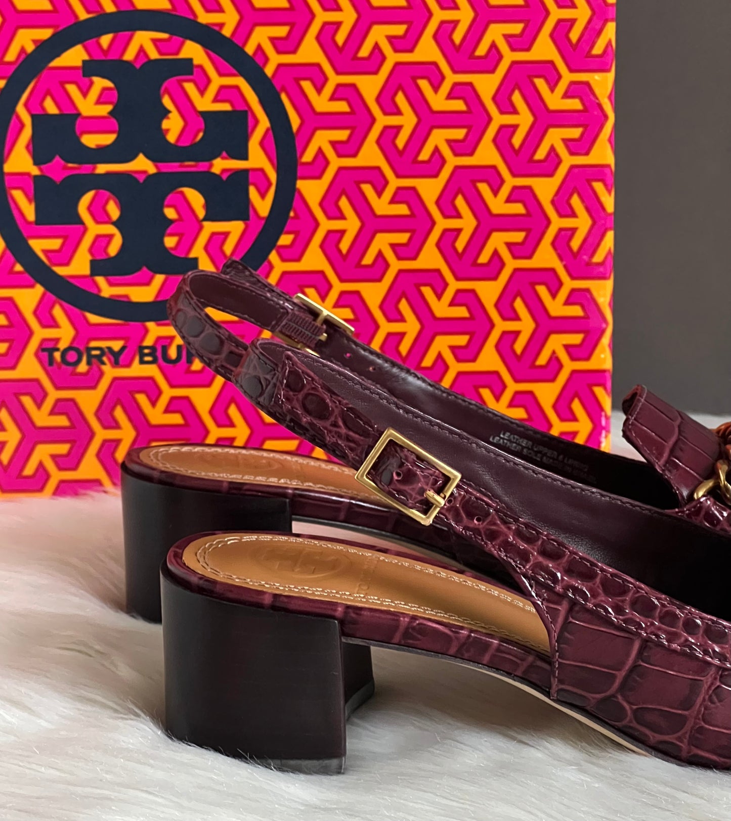 Tory Burch Mini Benton Charm Slingback Loafer