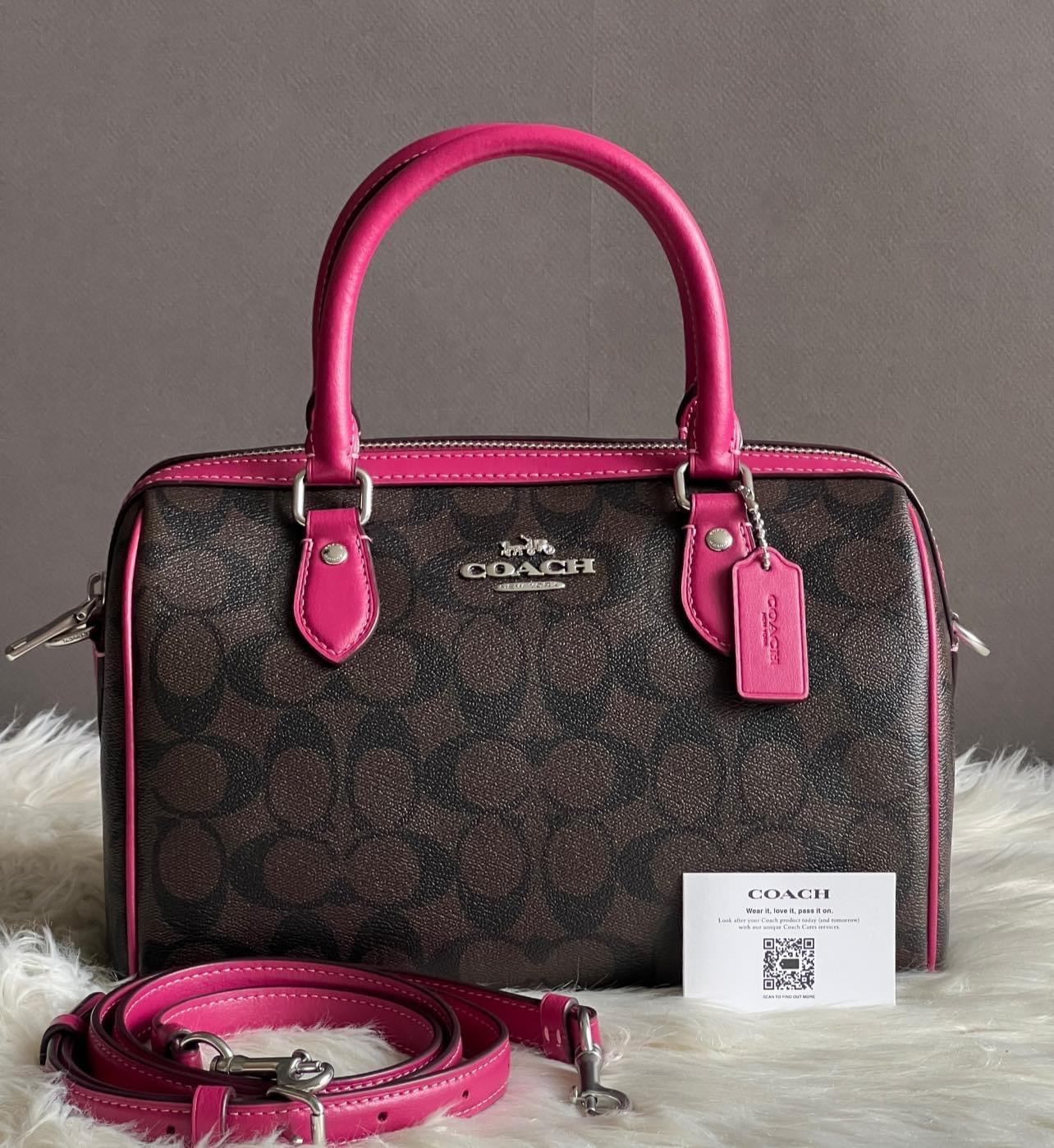 Coach Rowan Satchel in Signature Canvas