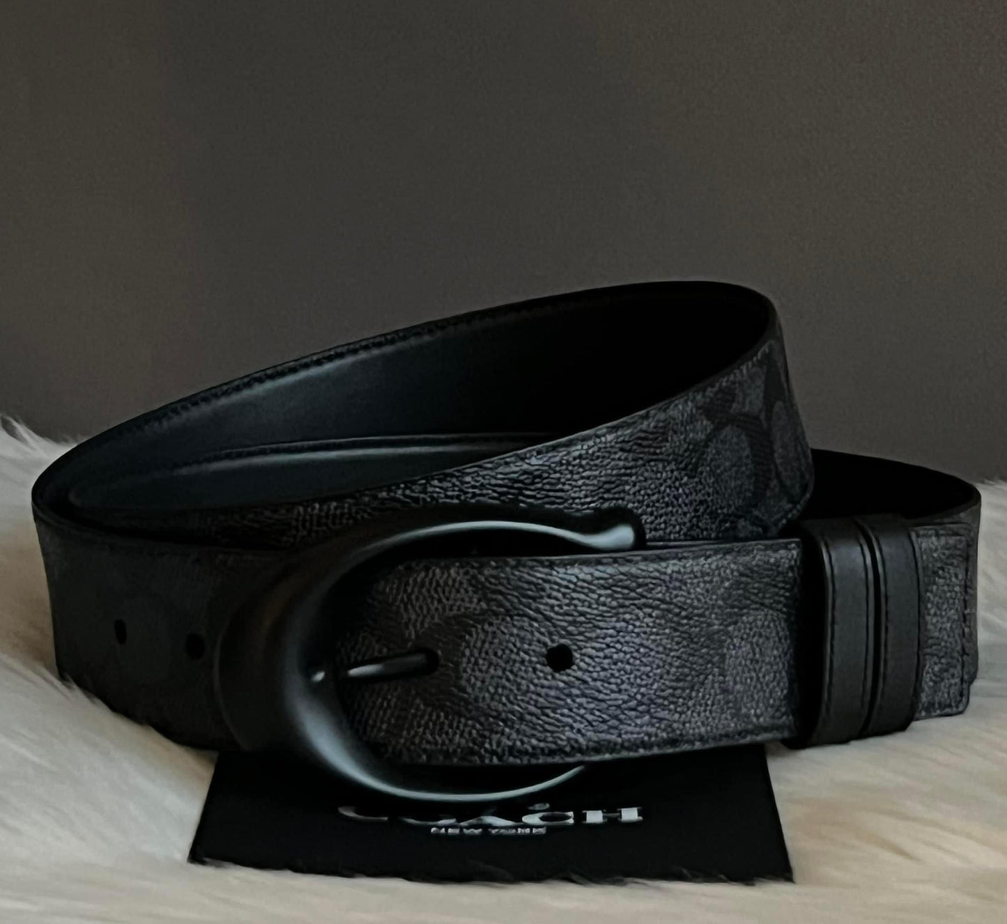 Coach Men’s Sculpted C Buckle Cut To Size