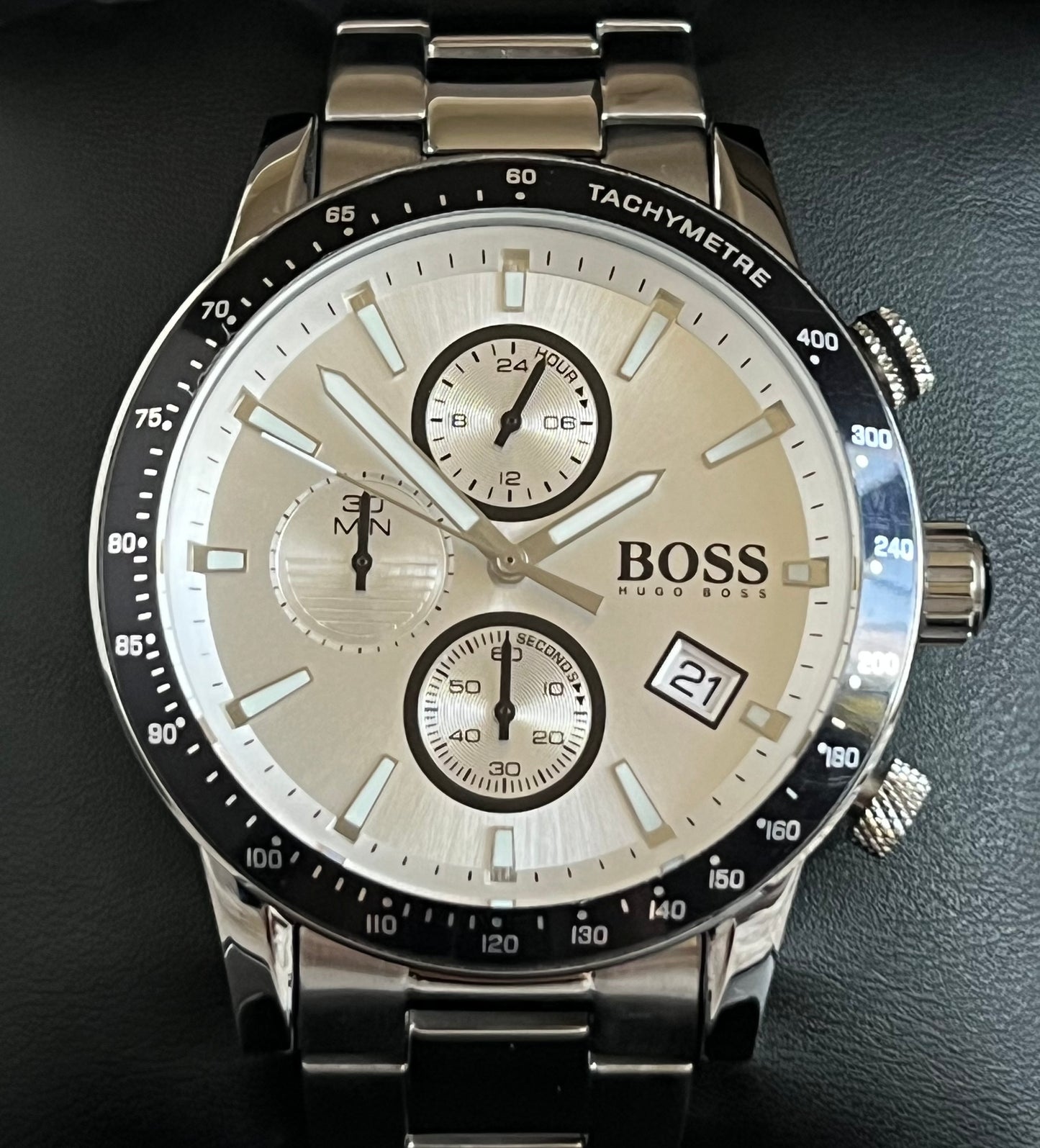 Hugo Boss Men’s Rafale Competitive Sport Chronograph Watch