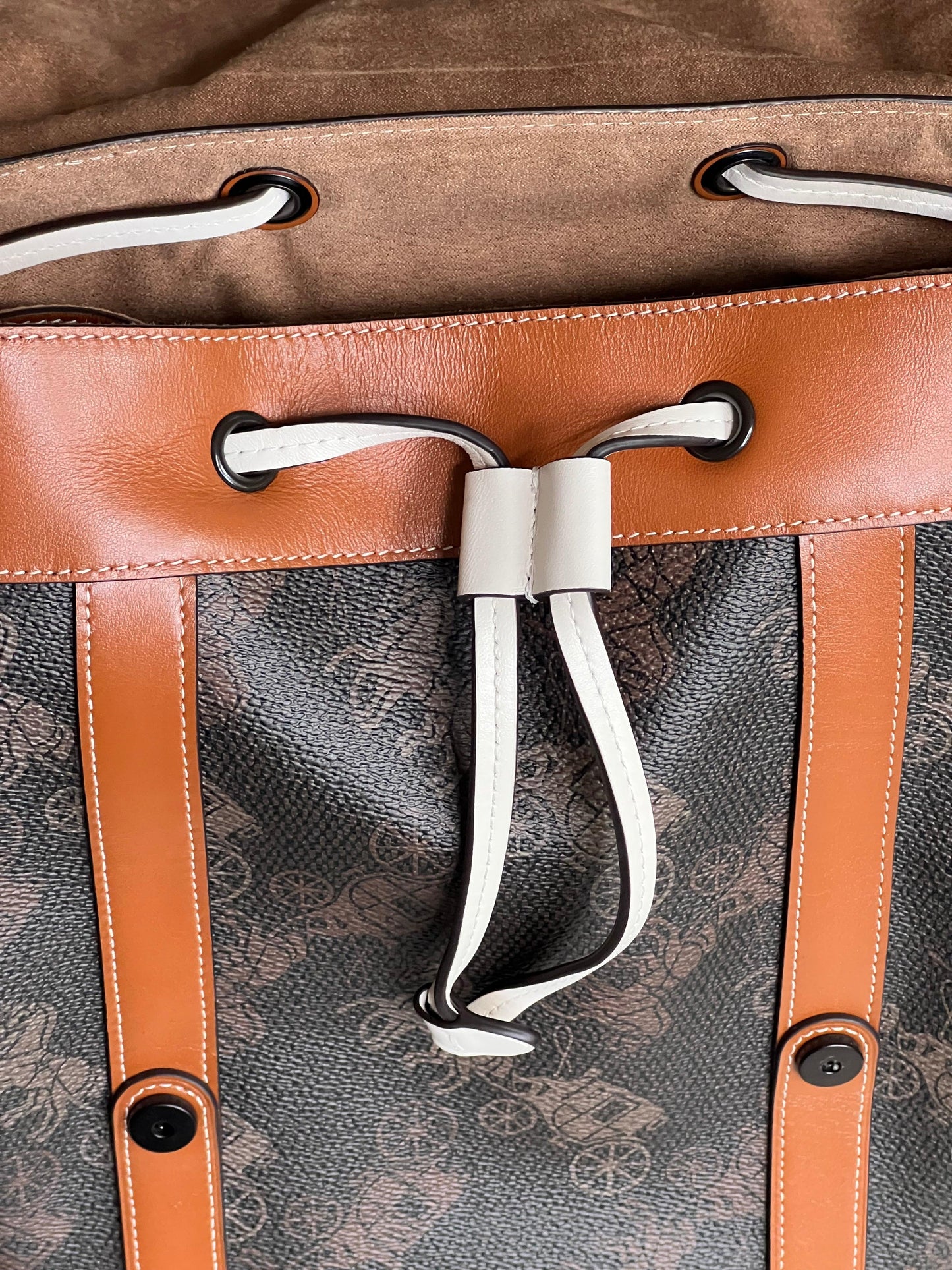 Coach Hitch Backpack with Horse and Carriage Print