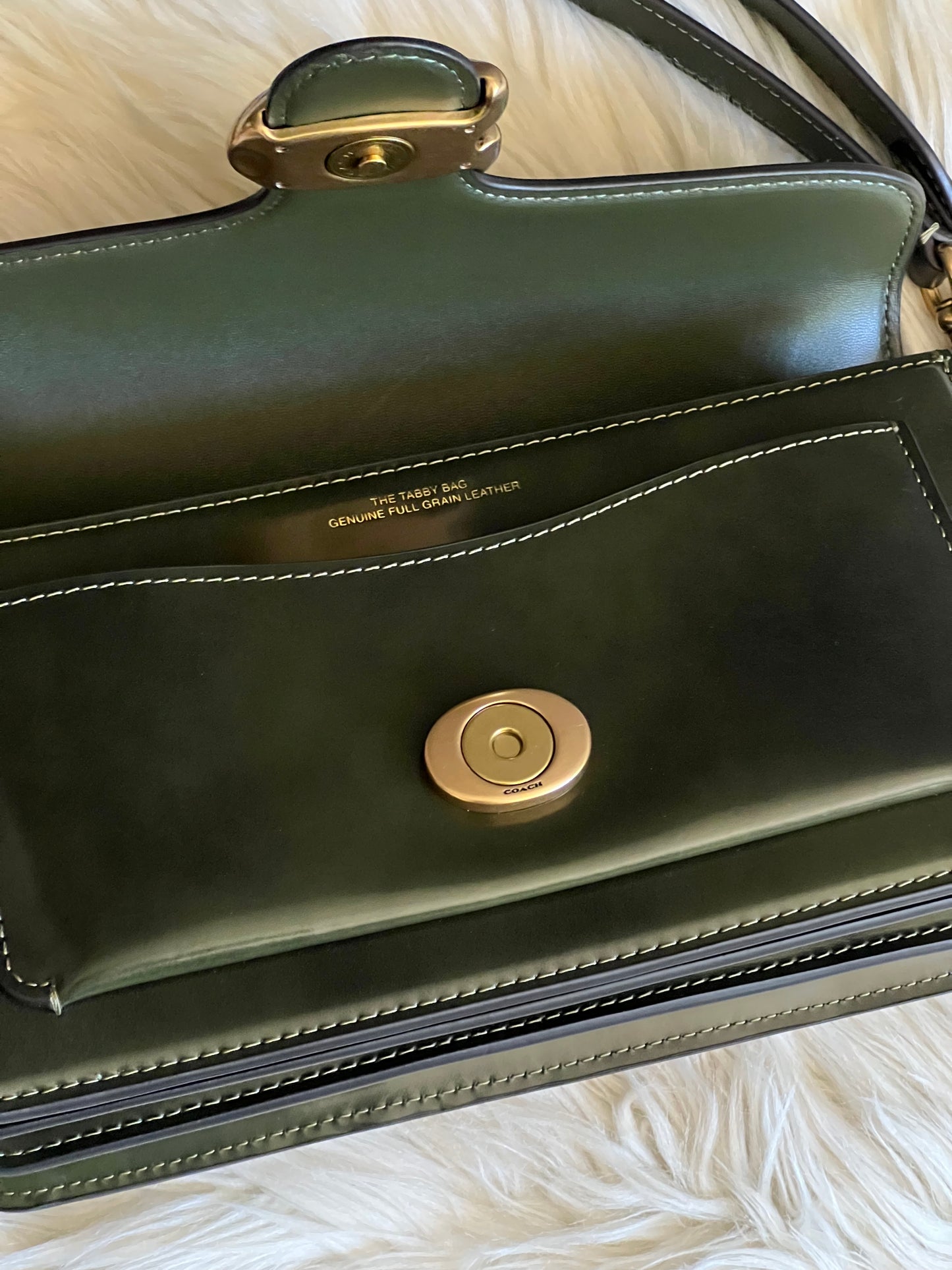 Coach Tabby Shoulder Bag 26 in Spazzolato Leather